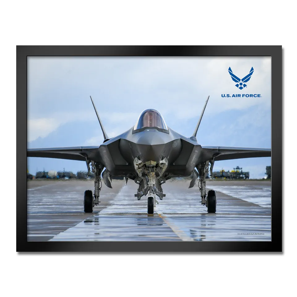 7.62 Design F-35 stampa incorniciata 35x51 cm Air Force