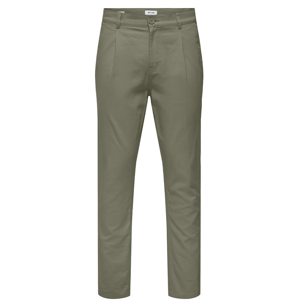 Only & Sons Bologna Pantaloni Verde 36W/32L Uomo