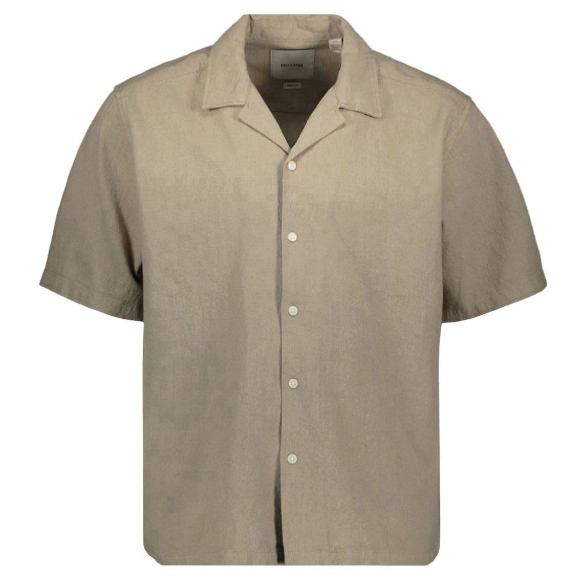 Only & Sons Colt Regular Resort camicia verde oliva cotone