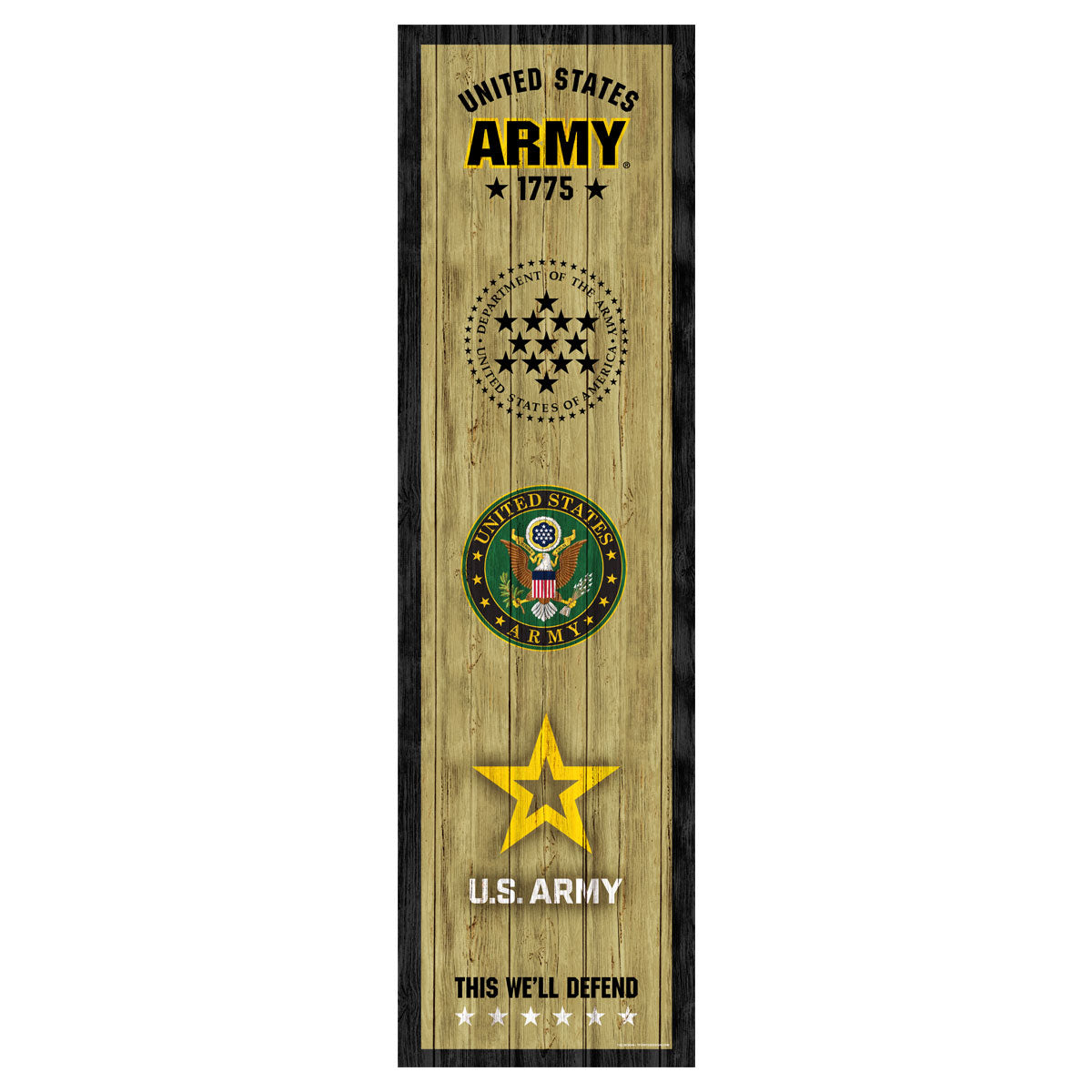 7.62 Design Army Heritage insegna PVC 25x89 cm da parete