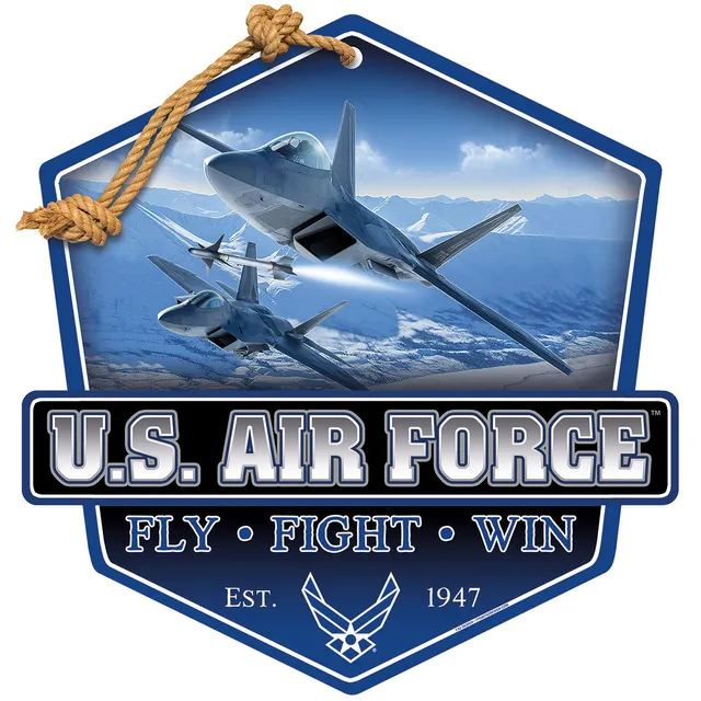7.62 Design USAF Air Power Badge insegna 50x50 cm MDF
