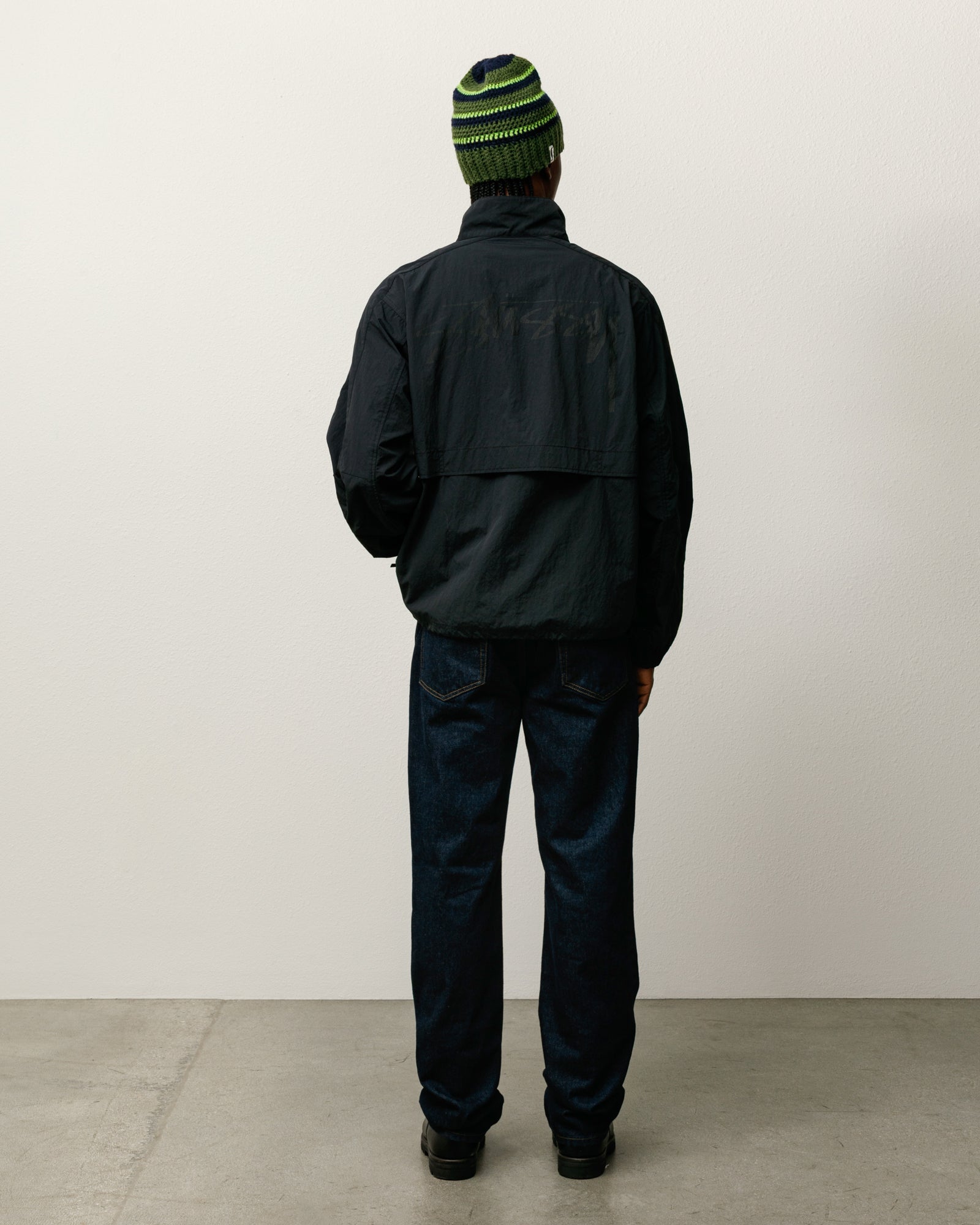 Stussy Lightweight Mock Jacket giacca Black nylon leggera