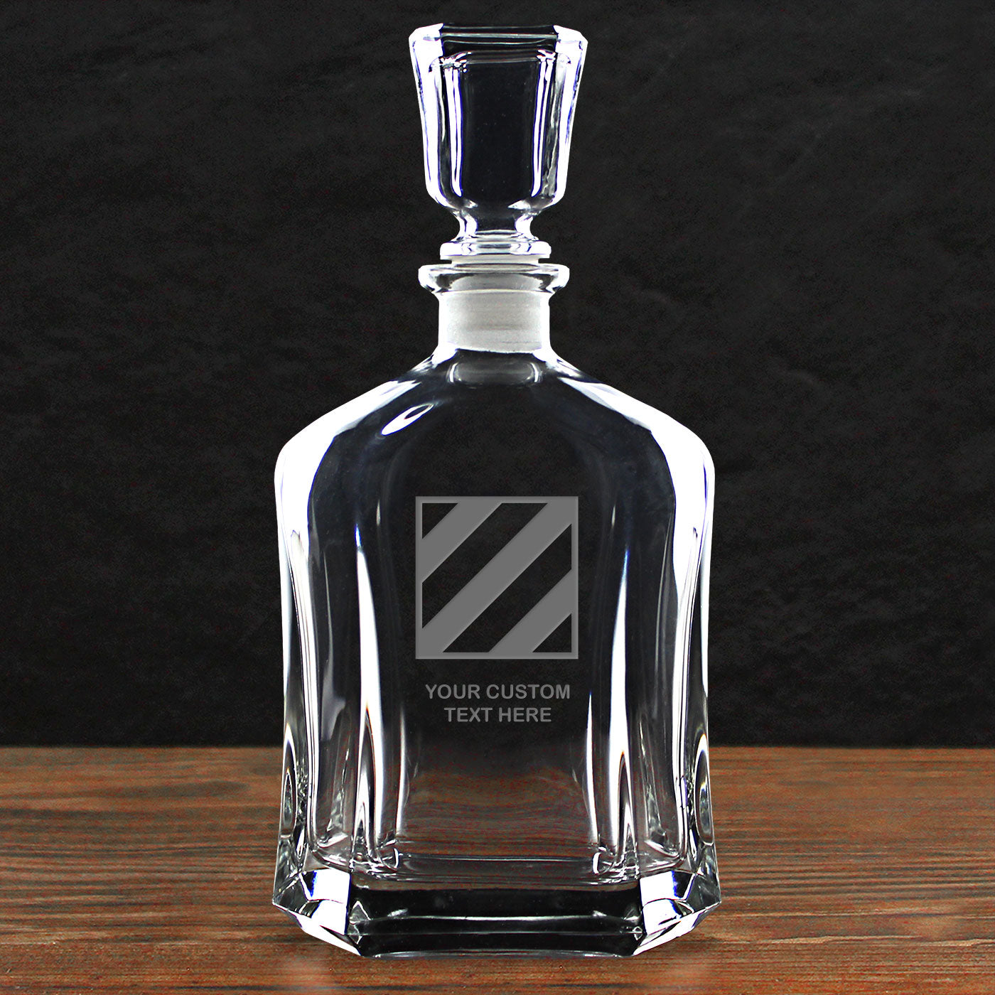 7.62 Design Build Your Glass decanter whisky vetro Army Logo