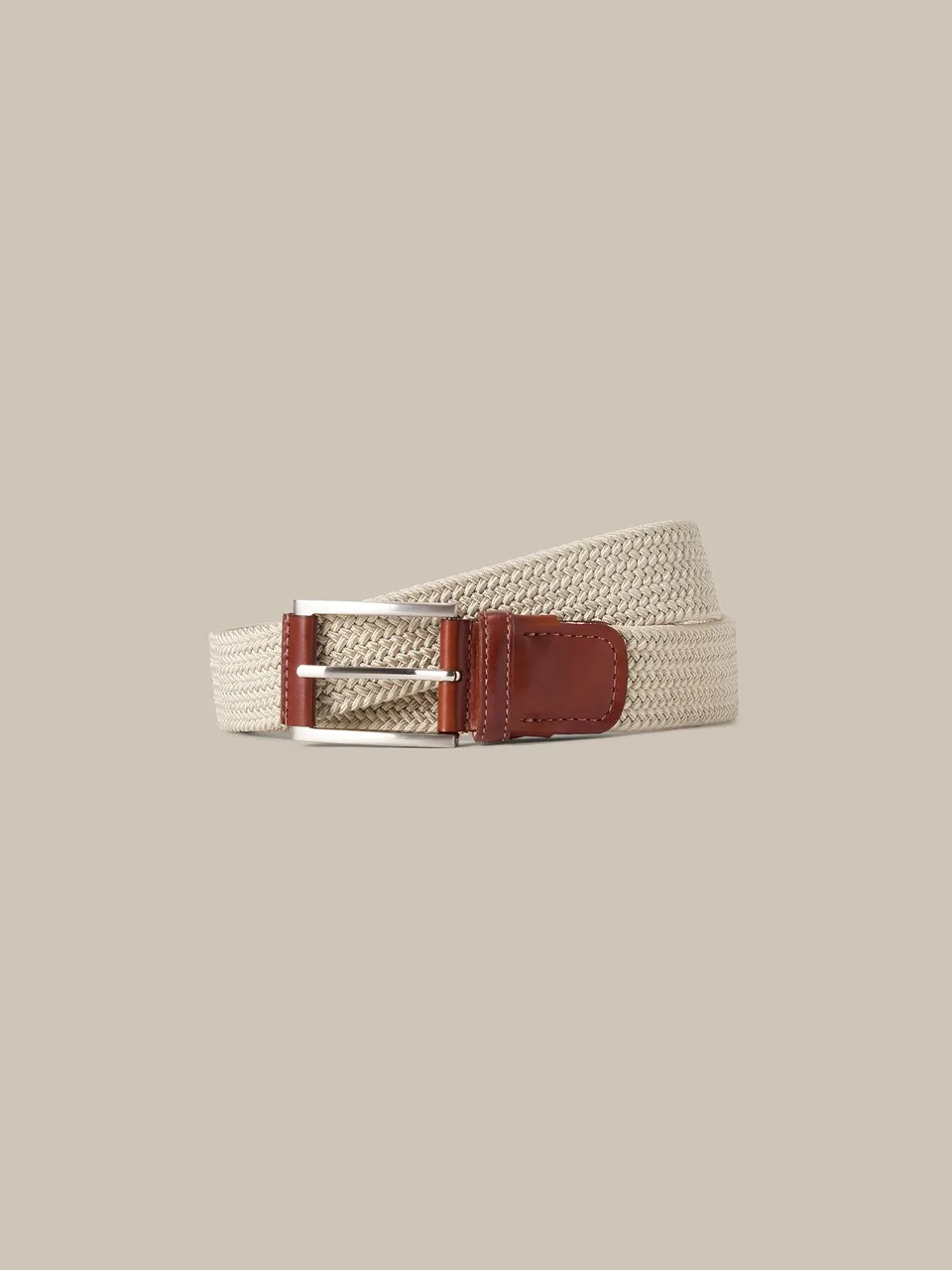Robert Talbott Stretch Nylon Garfield Belt cintura natural