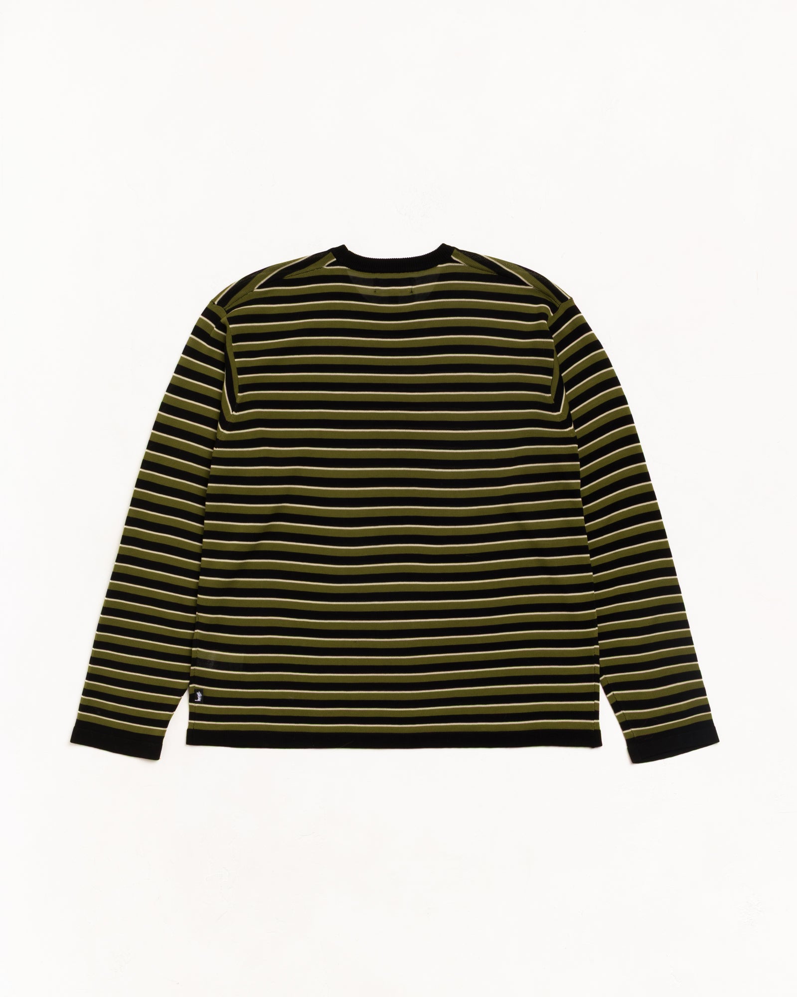 Stussy Lightweight Stripe Sweater maglione nero