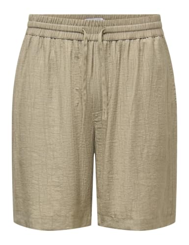 Only & Sons Onstel pantaloncini uomo neri strutturati