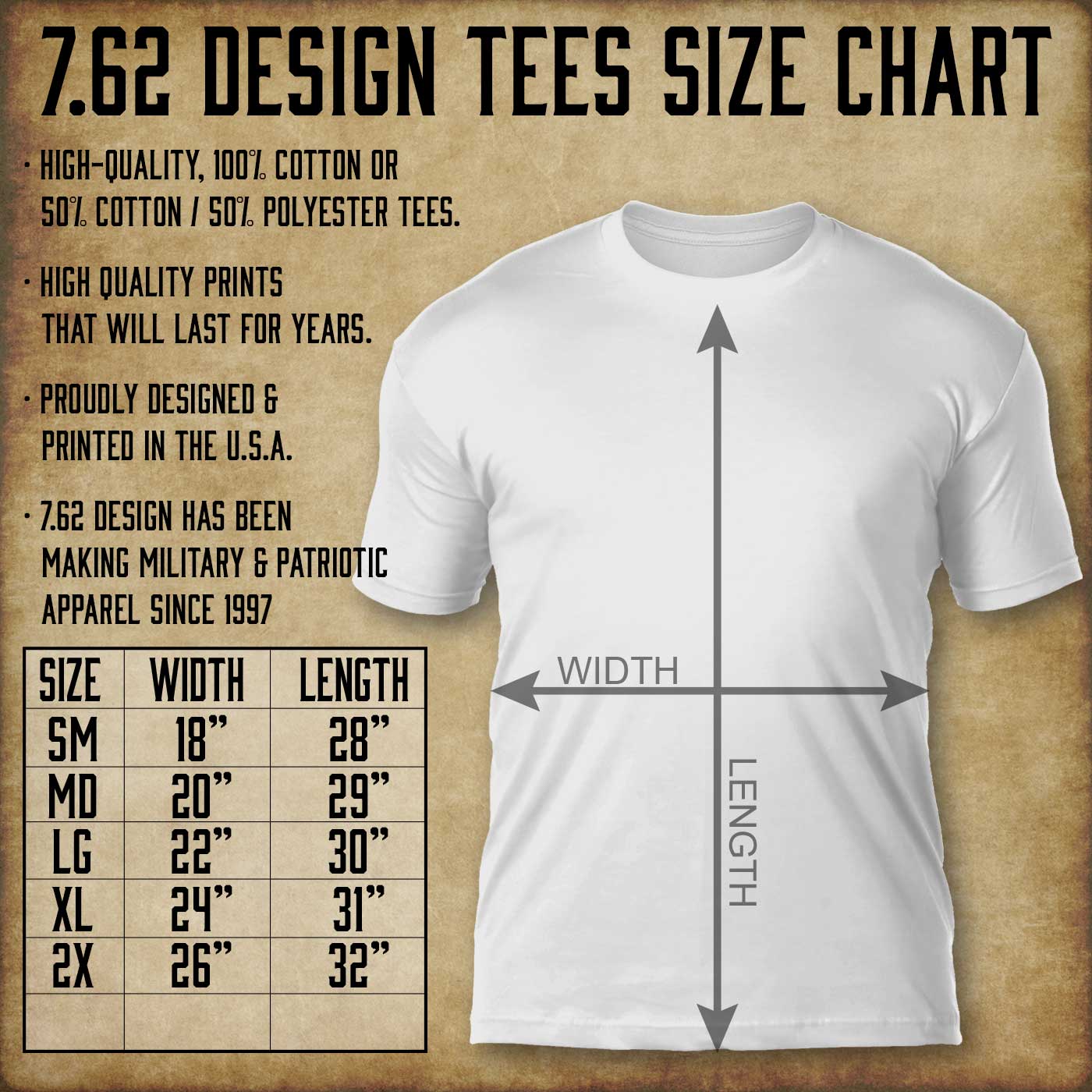 7.62 Design USAF Tactical Flag t-shirt coyote cotone L