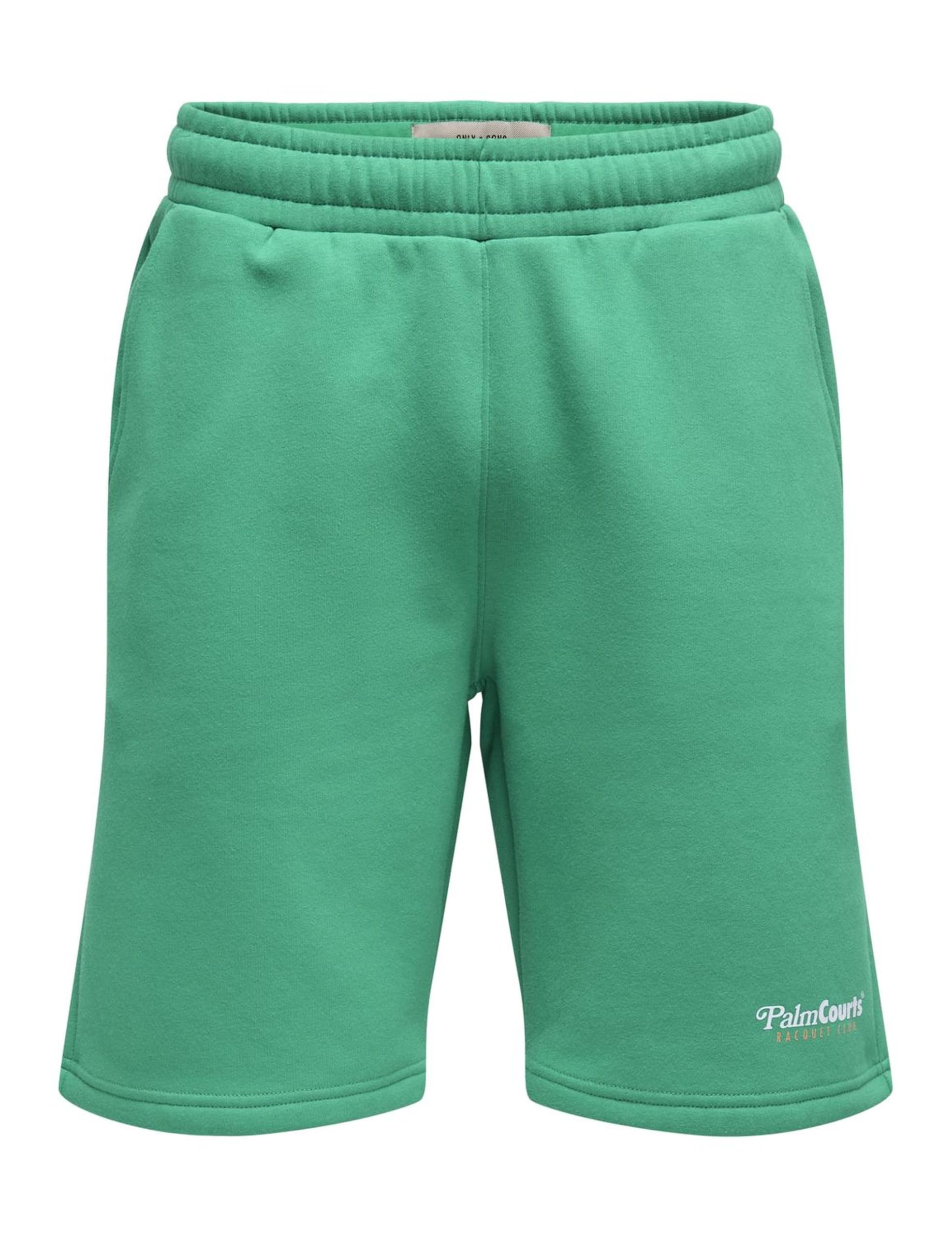 ONLY & SONS Onsten Pantaloncini Tuta Nero Cotone Sport