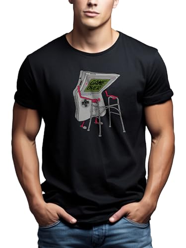 MAKAYA Game Over Controller T-Shirt Uomo XL Cotone