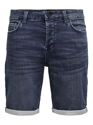 Only & Sons Ply Vita Media Shorts Uomo M Denim