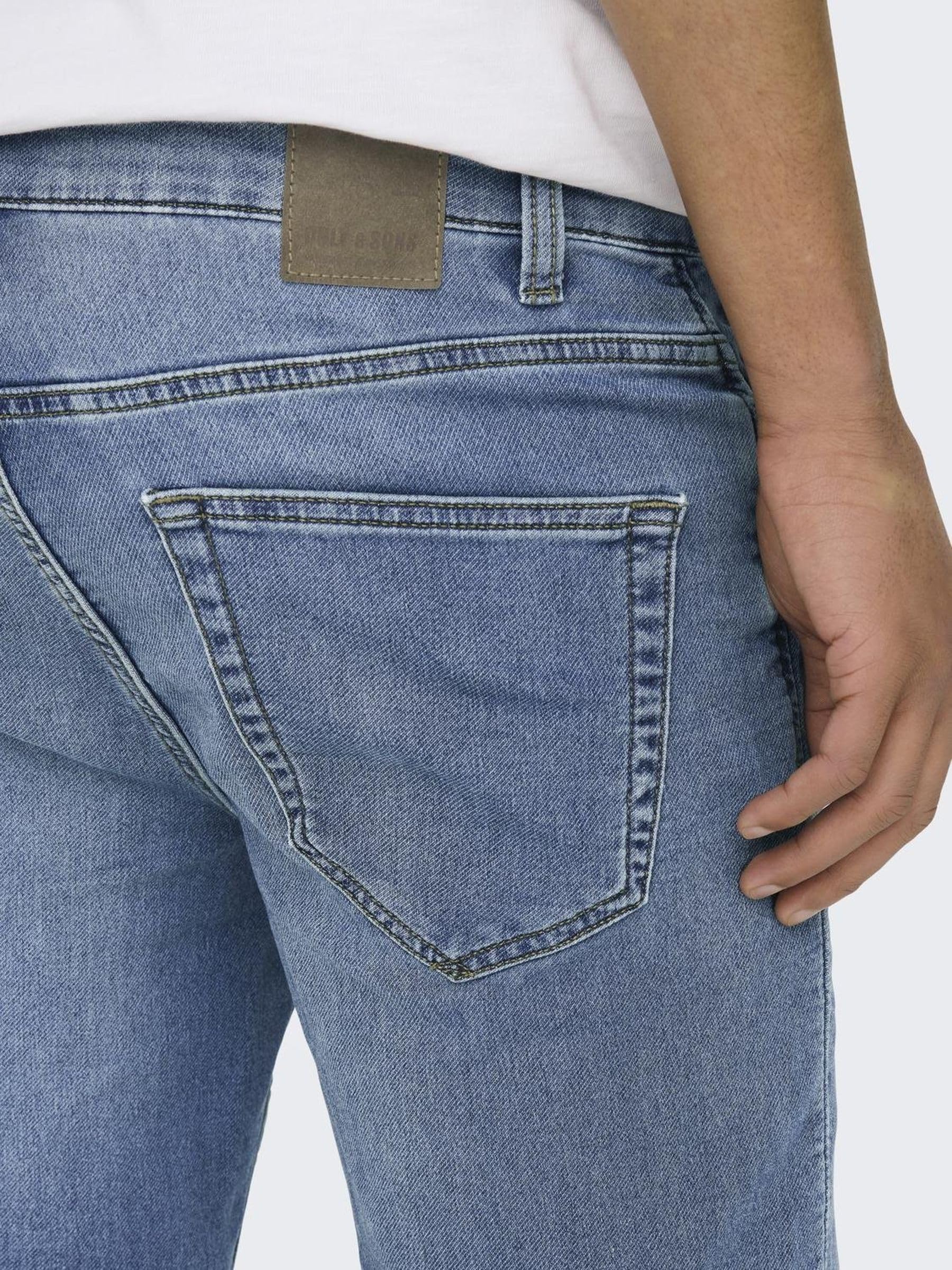ONLY & SONS Ply Shorts Uomo Regular Vita Media