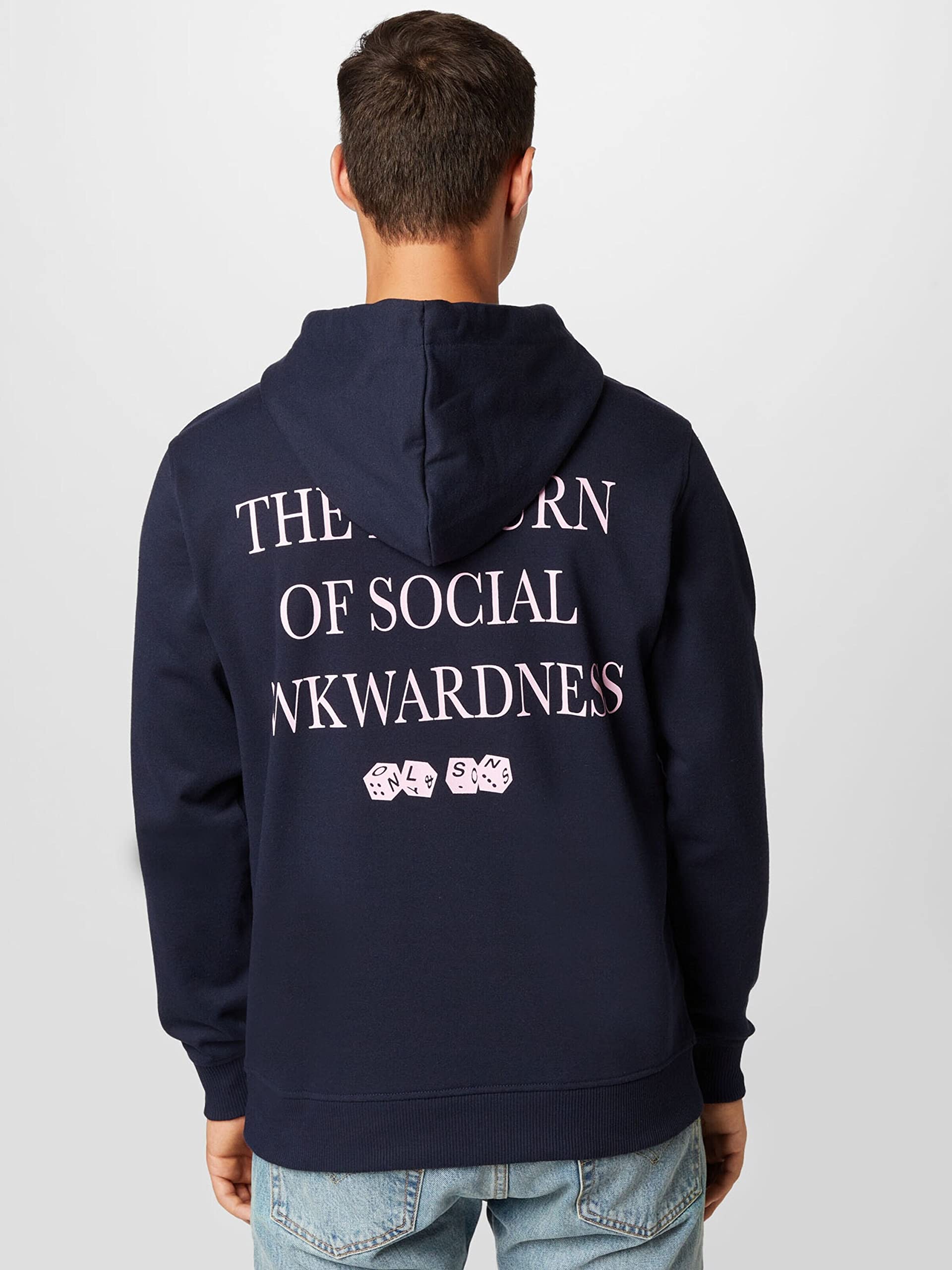 ONLY & SONS Awkward felpa uomo girocollo taglia M