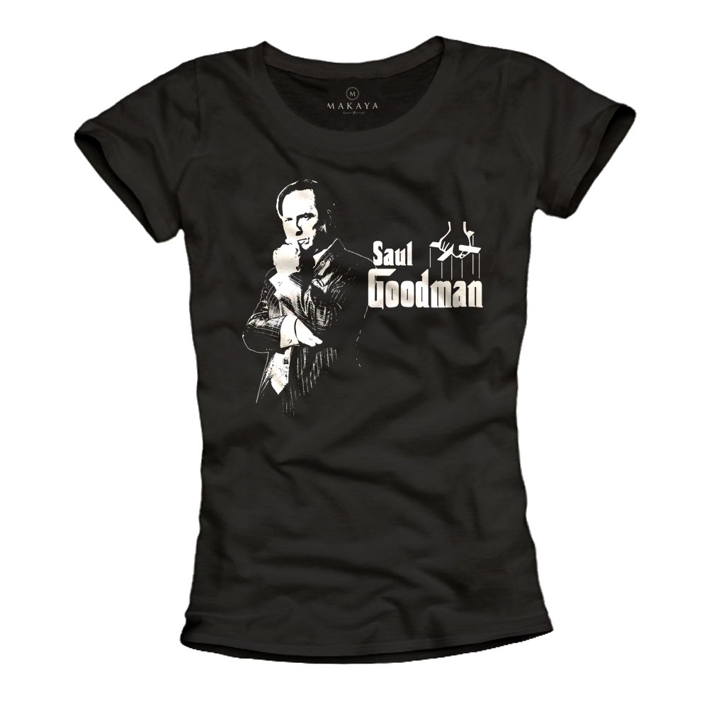 MAKAYA Saul Goodman T-Shirt Donna Taglia L Cotone