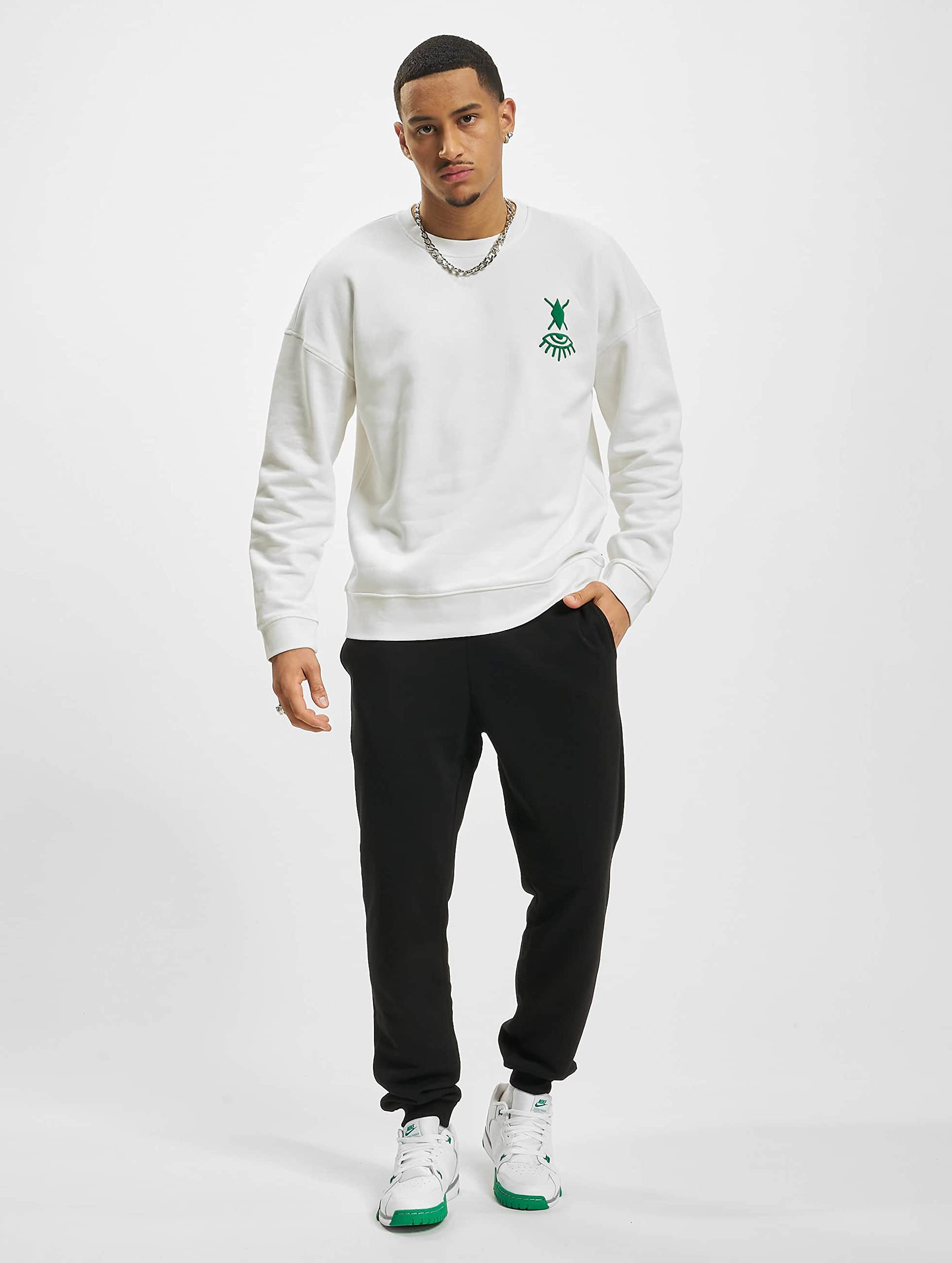 Only & Sons Felpa Girocollo Uomo Cloud Dancer Stampa XL
