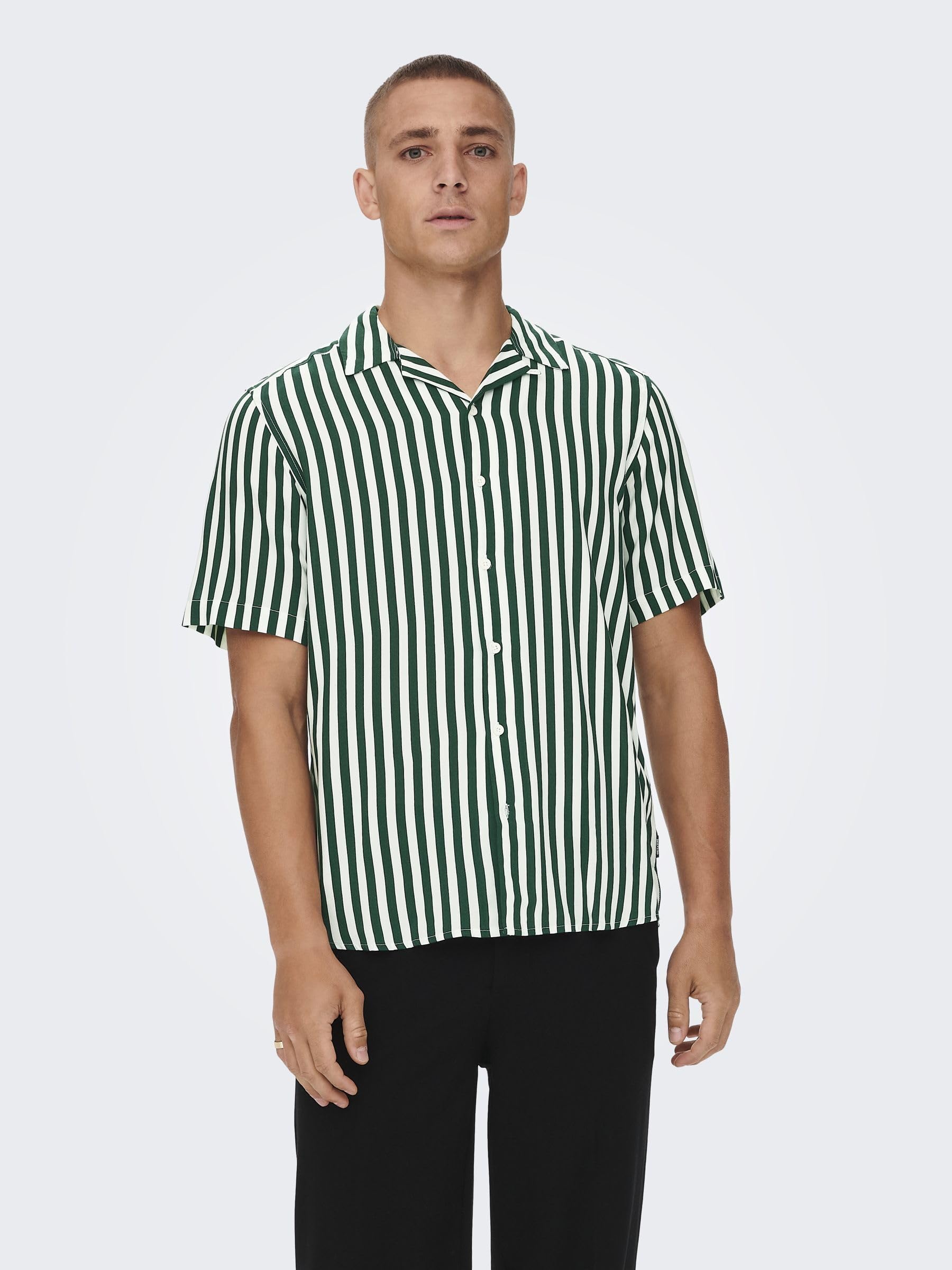 ONLY & SONS Wayne camicia uomo manica lunga cotone