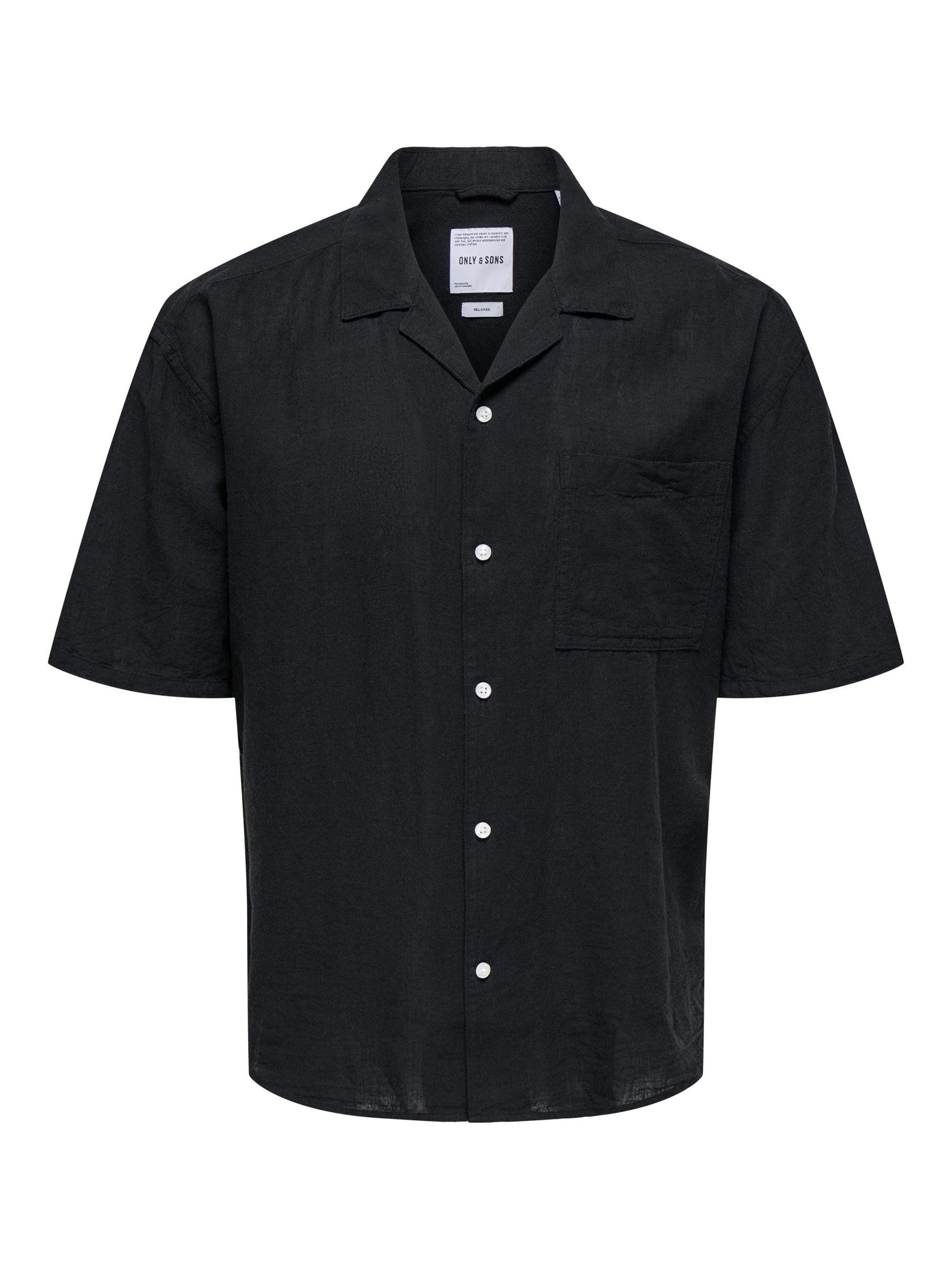 Only & Sons Onscaiden Shirt Camicia Uomo Manica Corta Palude