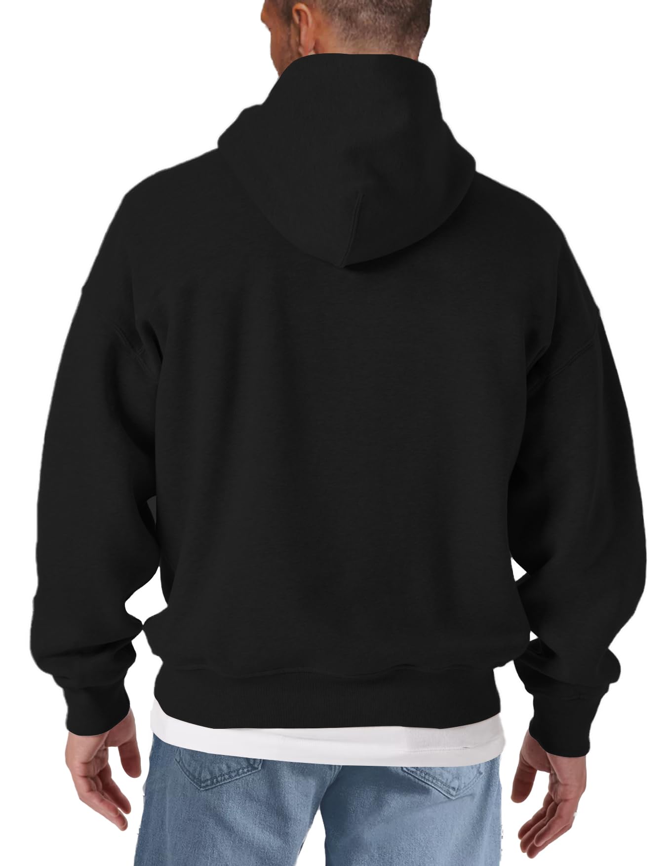 MAKAYA Buddha Namaste Felpa Uomo Cotone Taglia XL