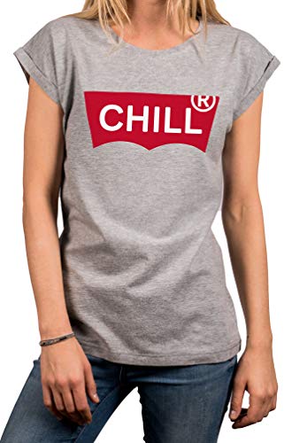 MAKAYA T-Shirt Donna Chill Maglietta M Nera Cotone