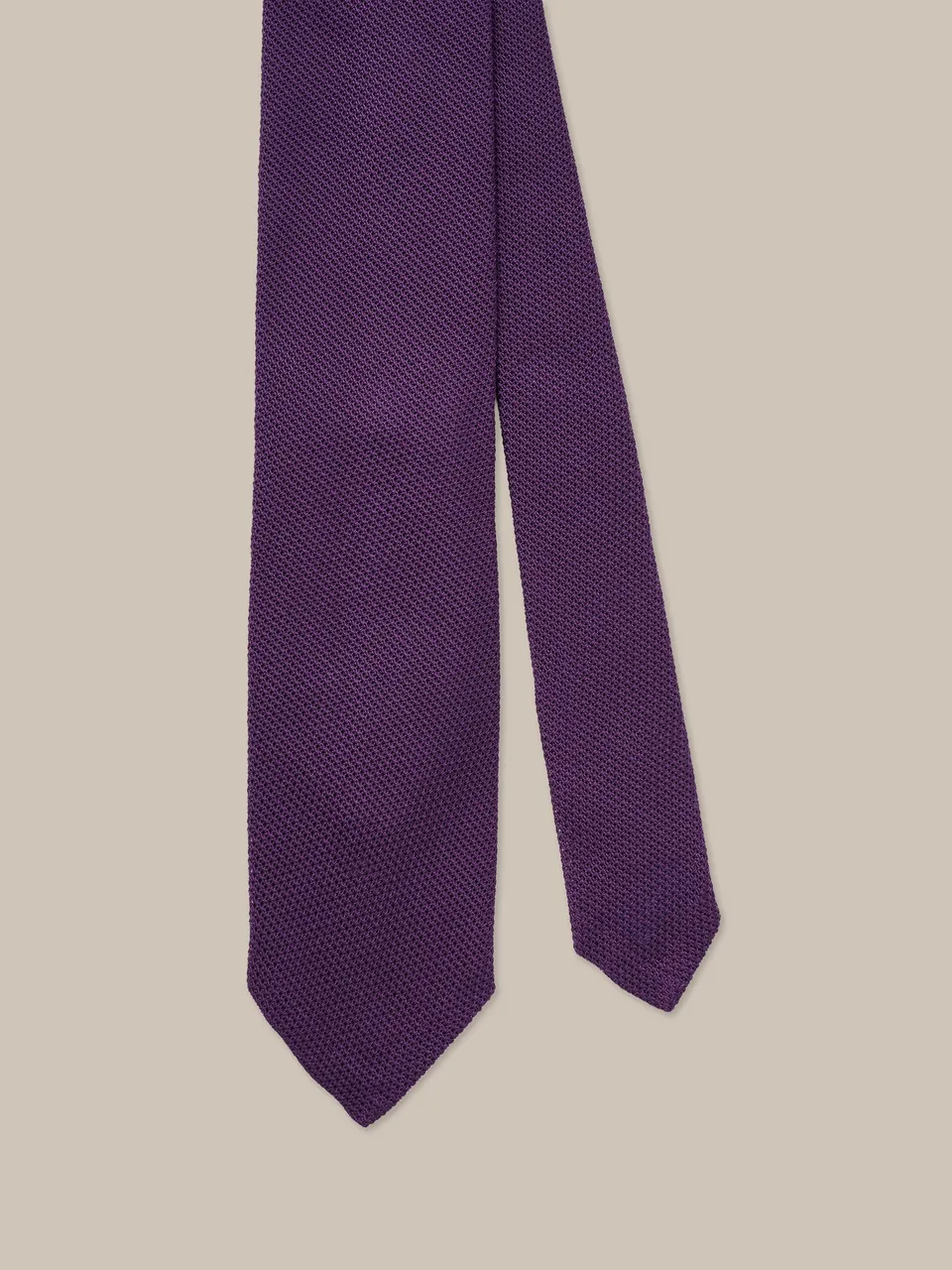 Robert Talbott Duvall Grenadine cravatta seta viola REG