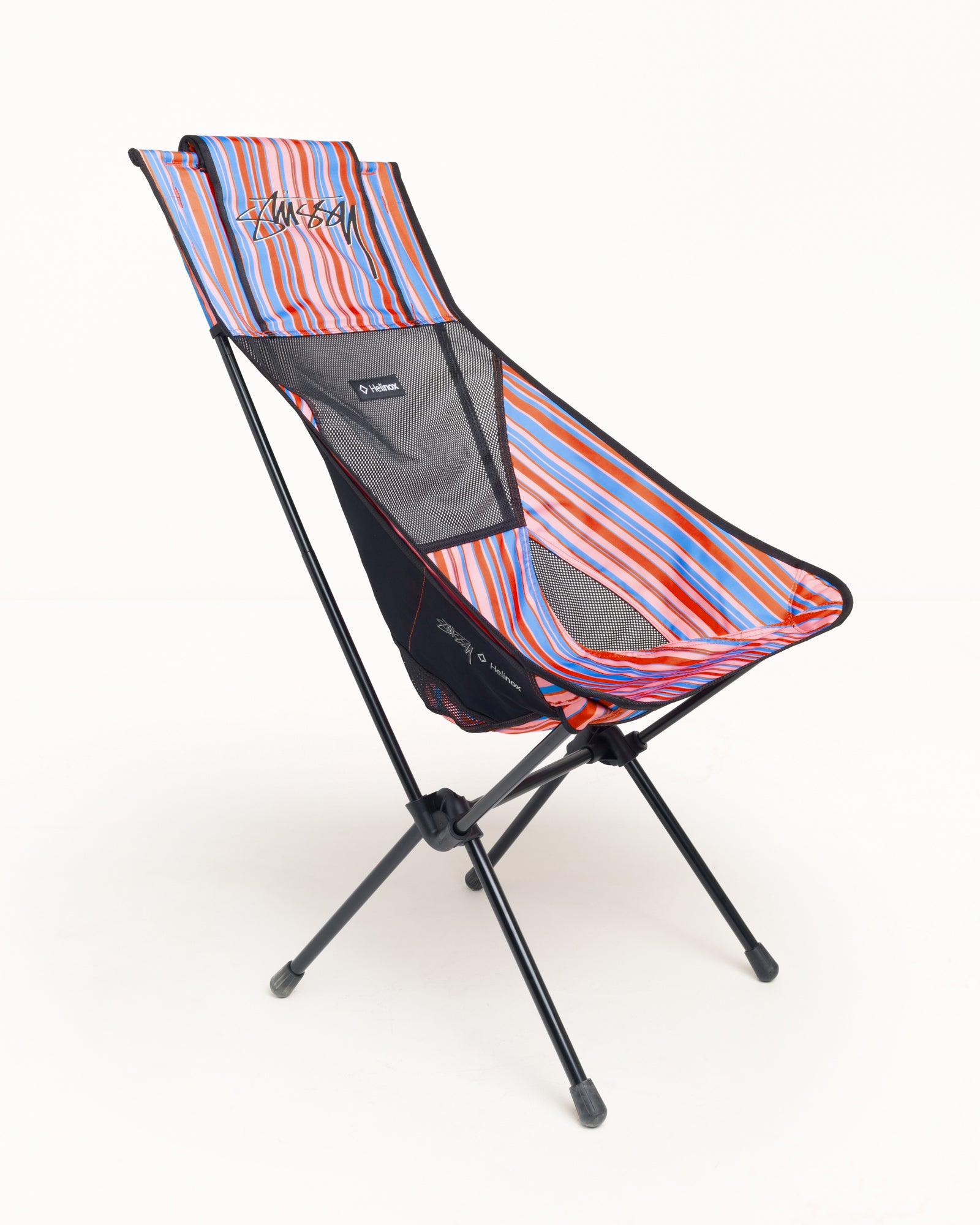 Stussy Helinox Sunset Chair sedia pieghevole rossa 145kg