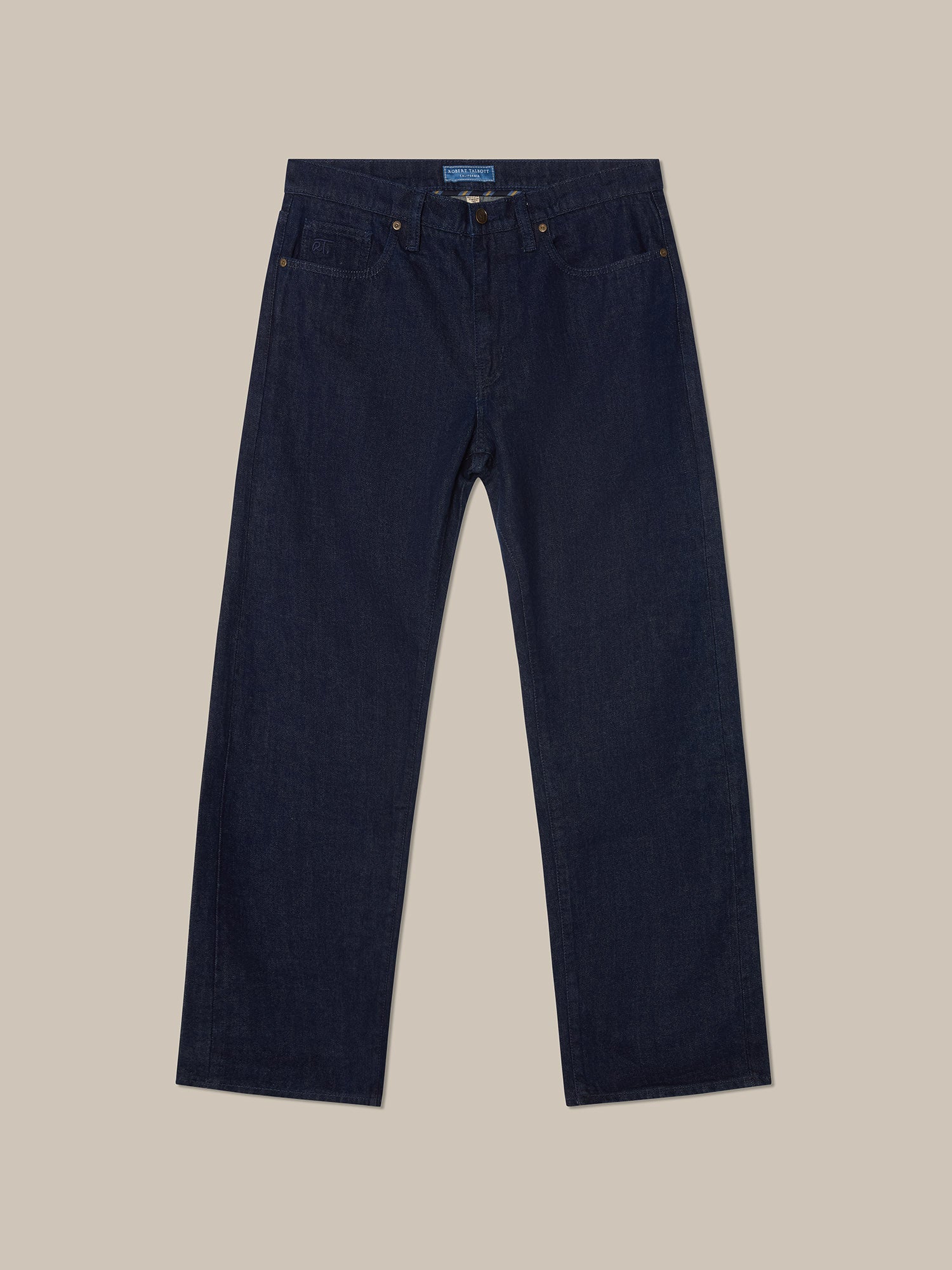 Robert Talbott Austin Selvedge jeans dritti indigo 34/32