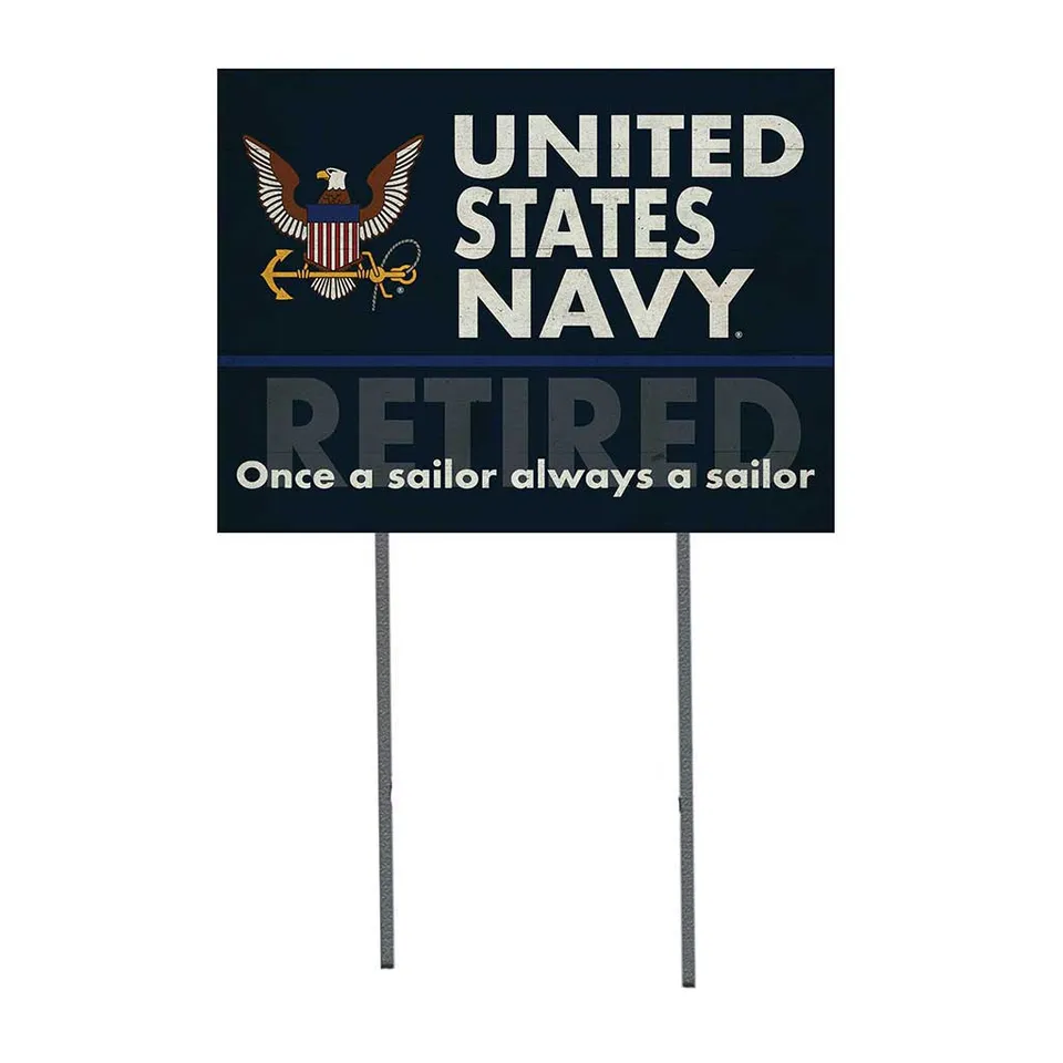 7.62 Design Always A Sailor Cartello Prato 45x60 cm Navy