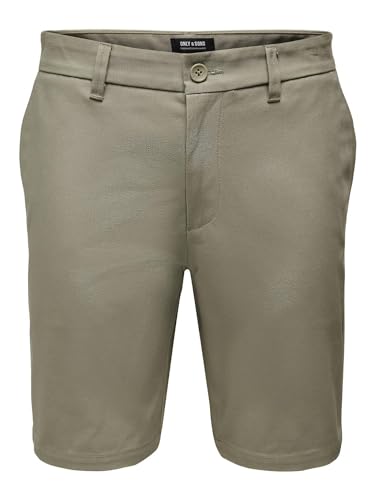 Only & Sons Short Chino Regular Beige L Tasche Micro