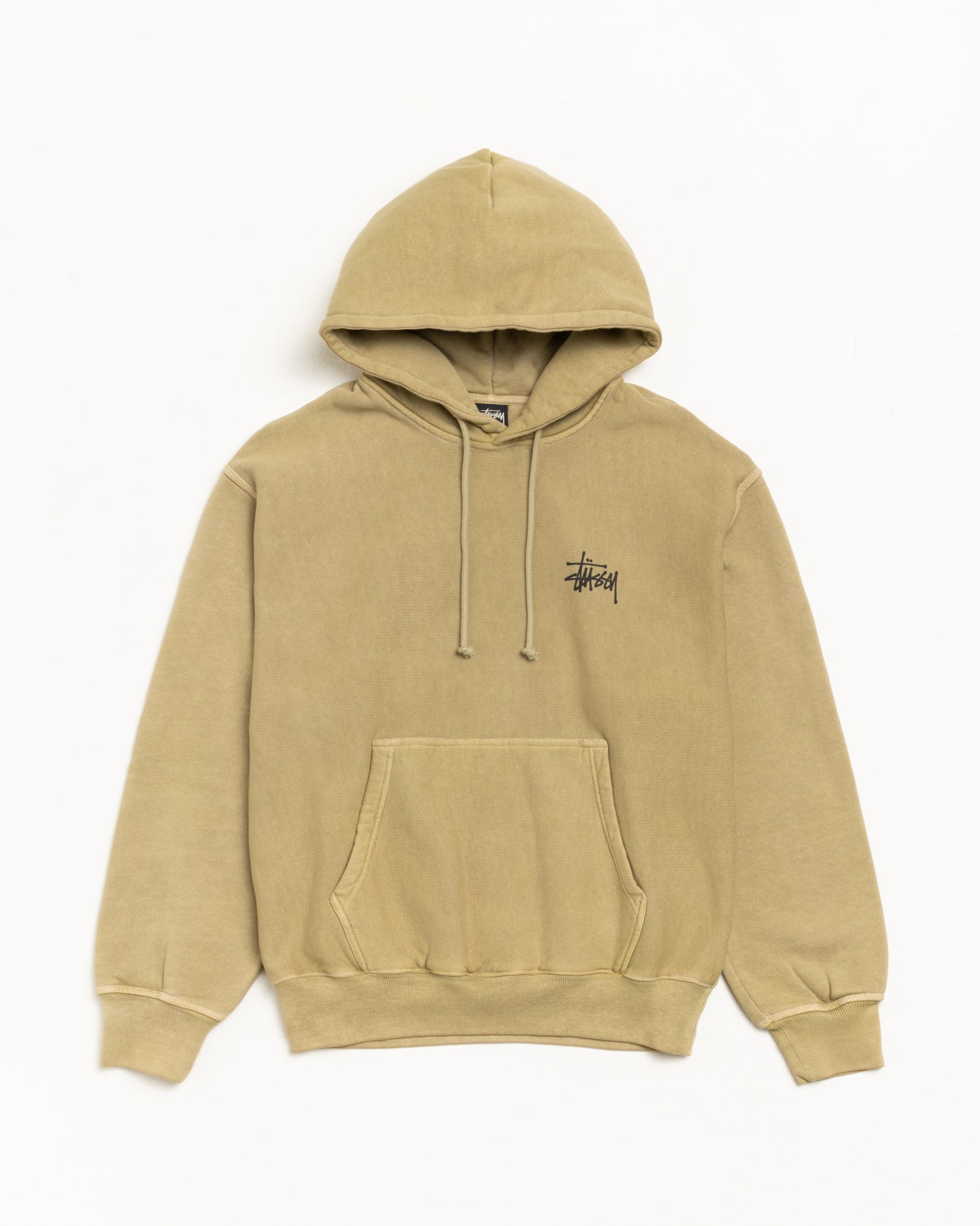Stussy Sweats Basic Stussy Hoodie felpa Elm 100% cotone