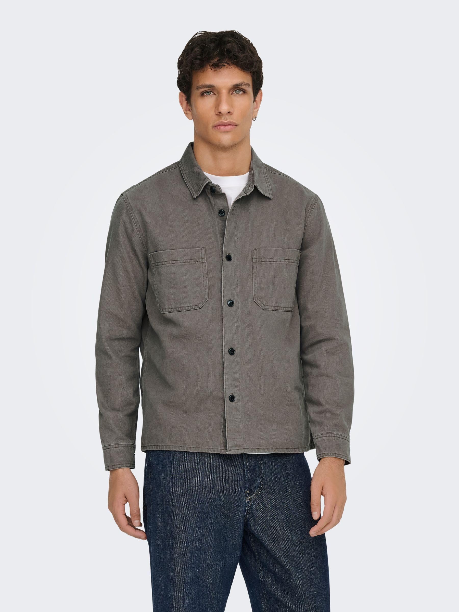 Only & Sons Onstimes camicia uomo Blu Notte