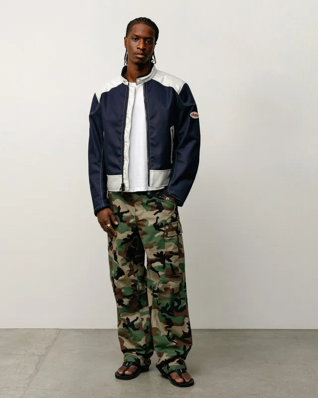 Stussy Cargo Pant pantalone Woodland Camo ripstop cotone
