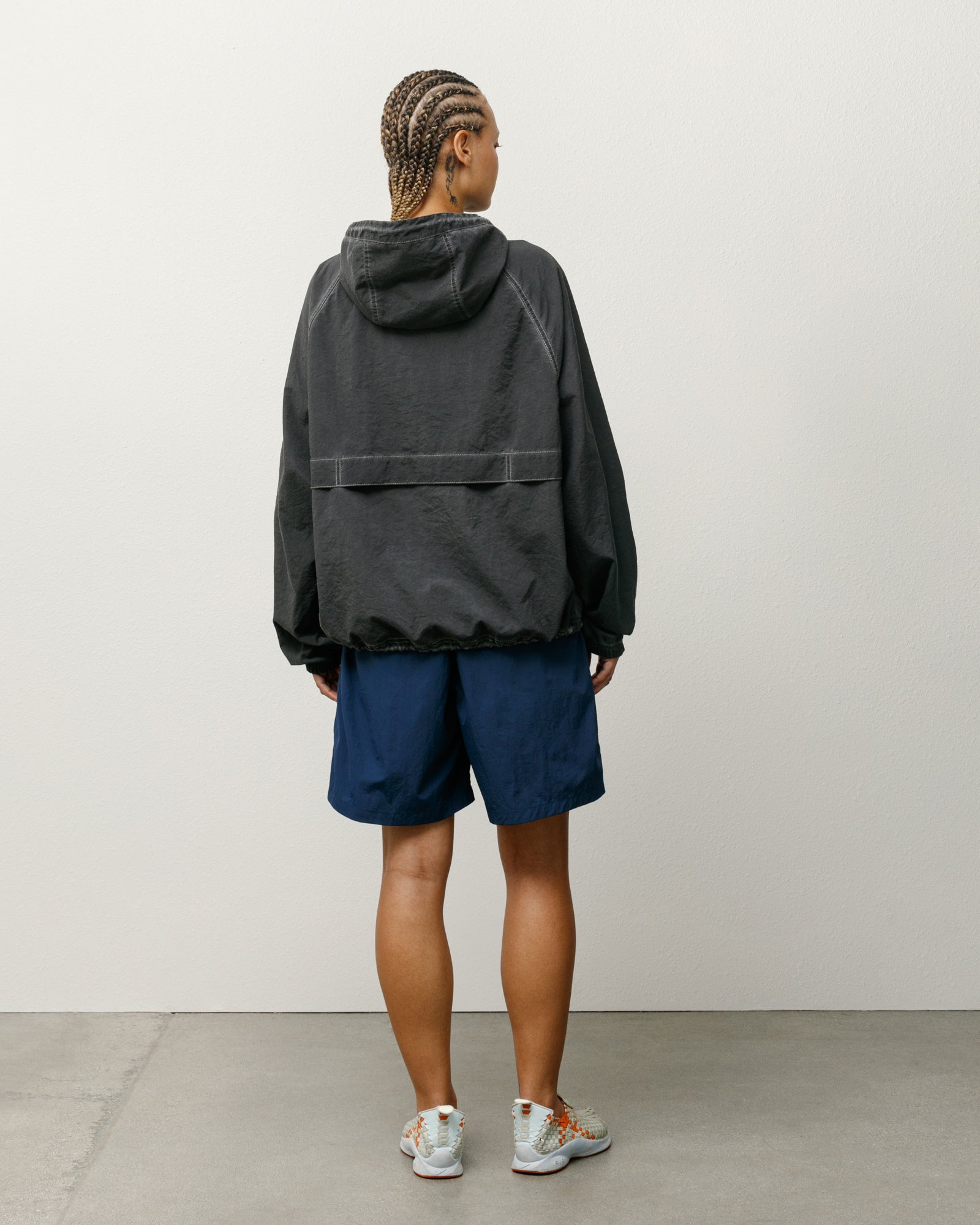 Stussy Nylon Court Short pantaloncino Navy nylon