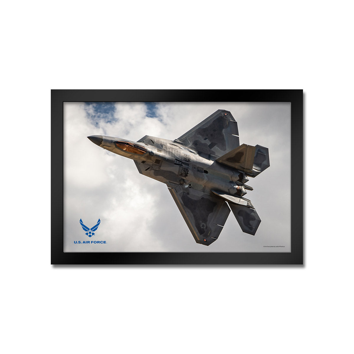 7.62 Design F-22 Stampa incorniciata 35x50 cm US Air Force