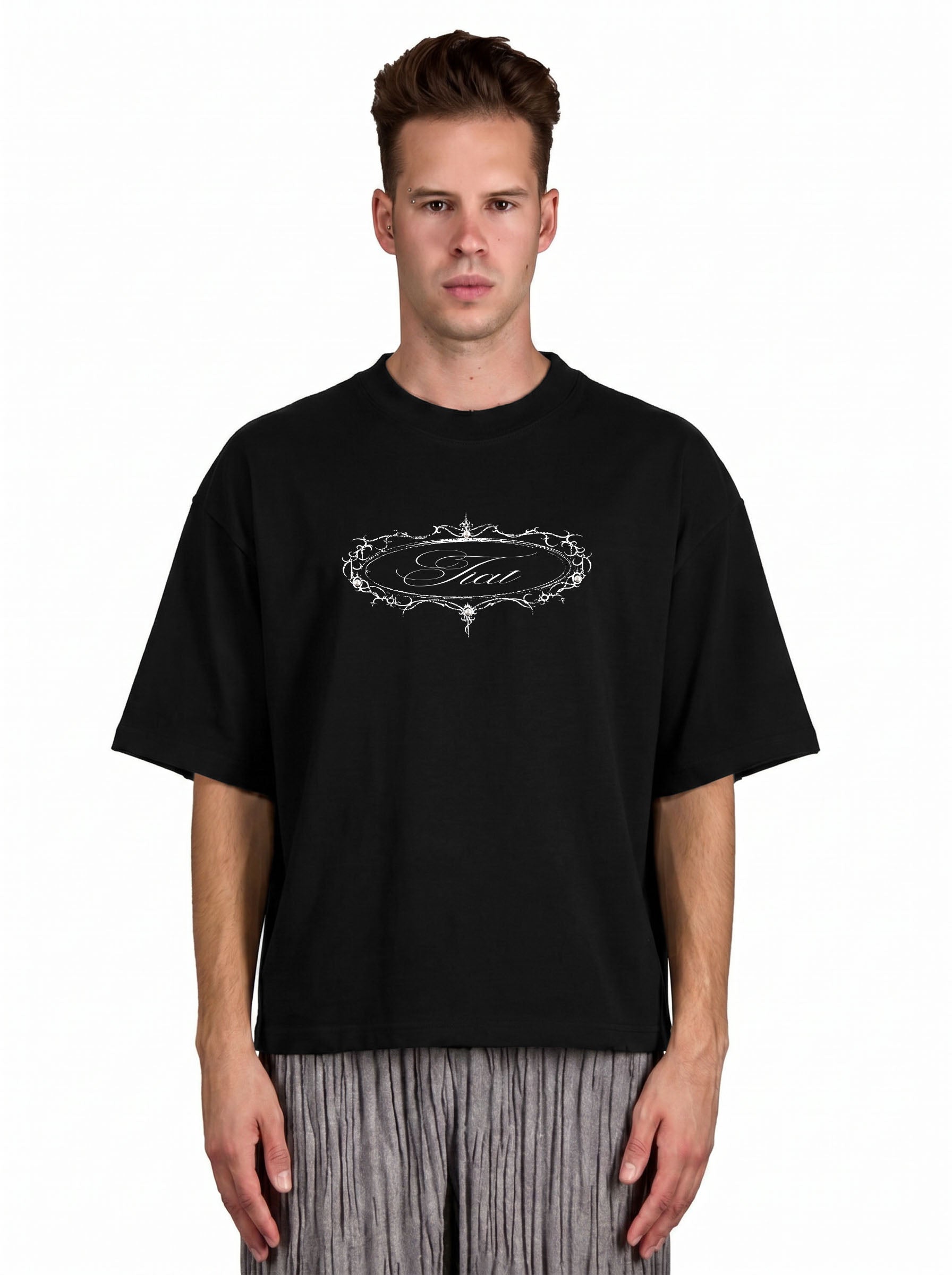 Tiat Il rifugio degli artisti Alchemical Sigil t-shirt nera cotone