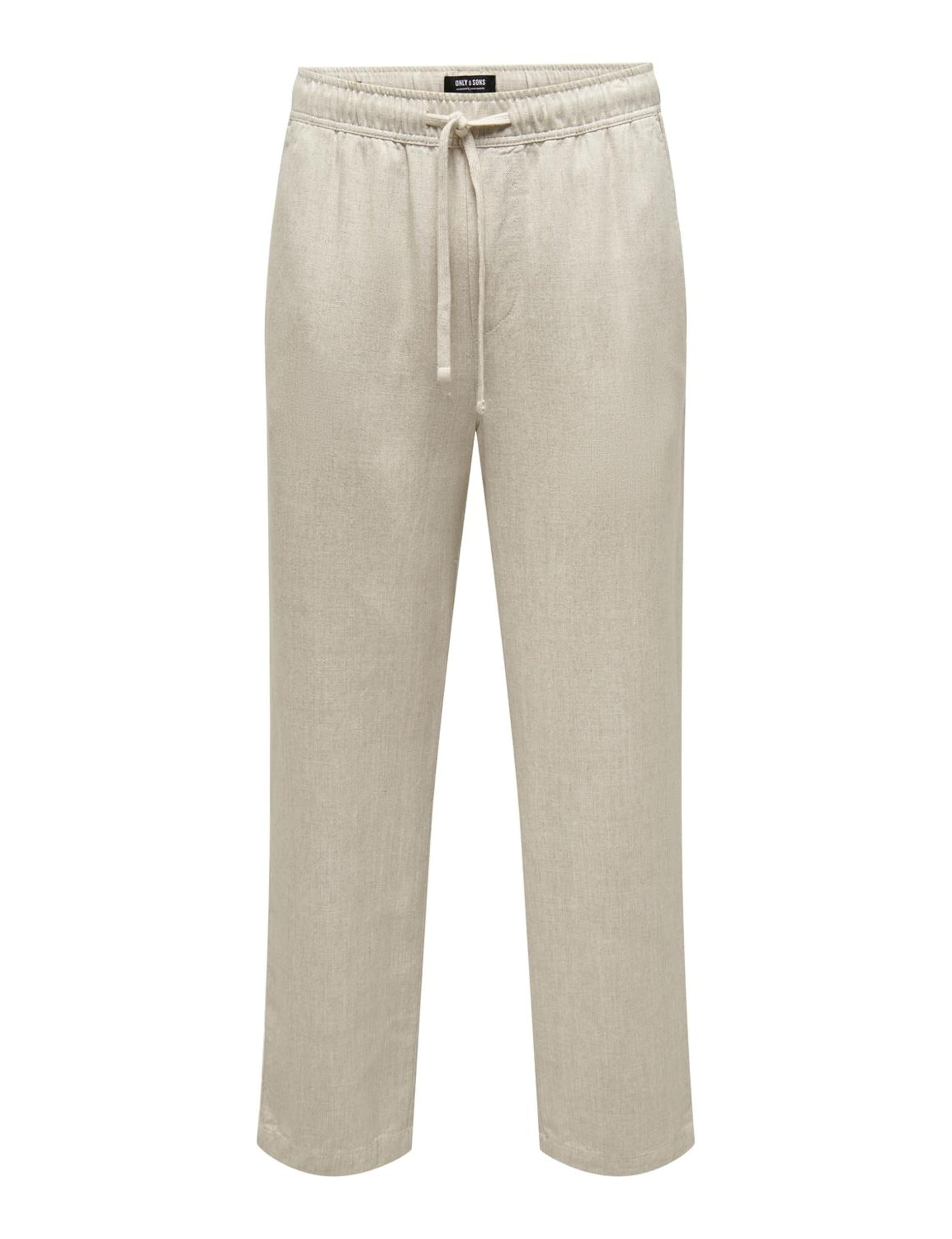 Only & Sons Onssinus Loose Visc Lin 0075 Pantaloni Uomo Lino