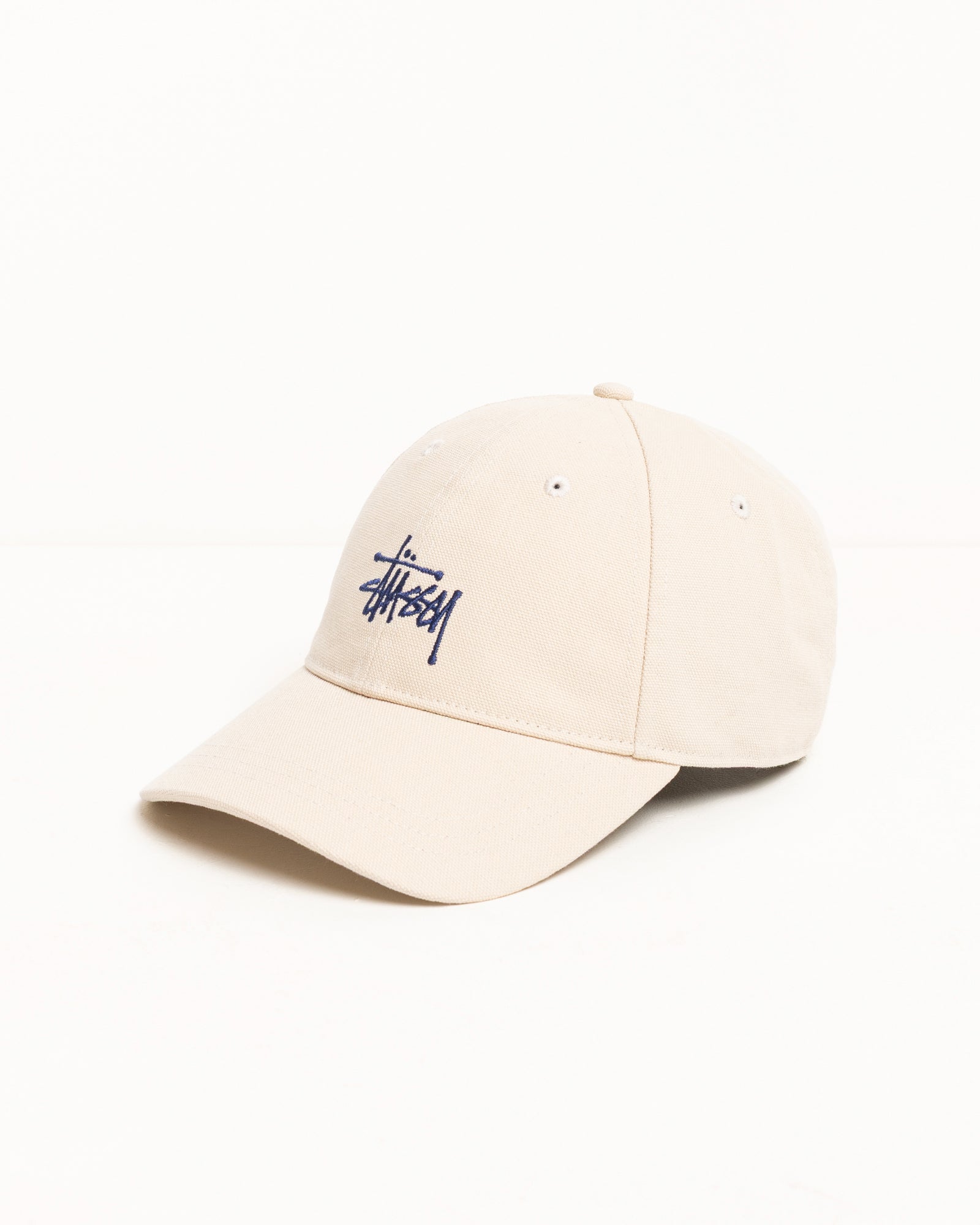 Stussy Basic Cap Canvas cappellino tan cotone one size