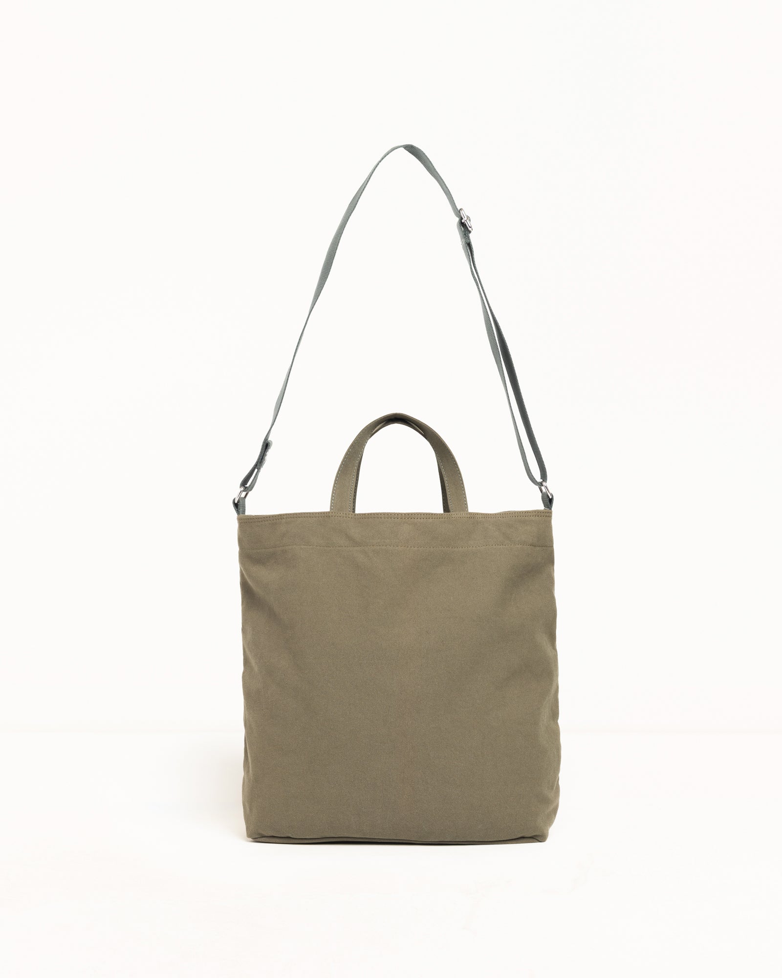 Stussy Canvas Crossbody Bag borsa verde cotone