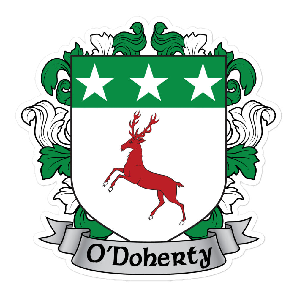 7.62 Design O'Doherty Adesivo Vinile Stemma Irlandese 4x4