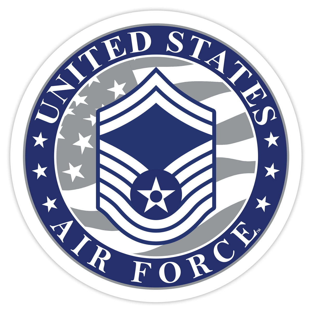 7.62 Design Air Force E-8 decal 3.5" vinile esterno