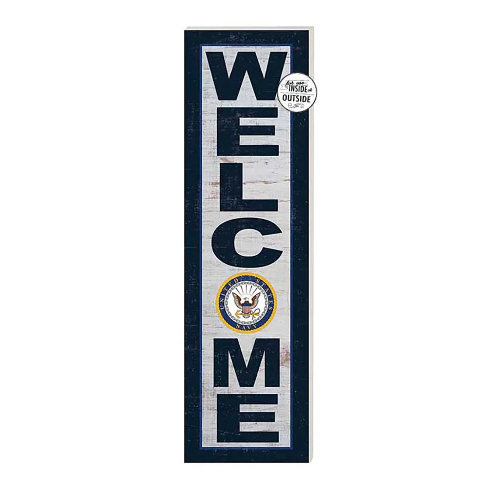 7.62 Design US Navy Welcome targa PVC 10x35 interno