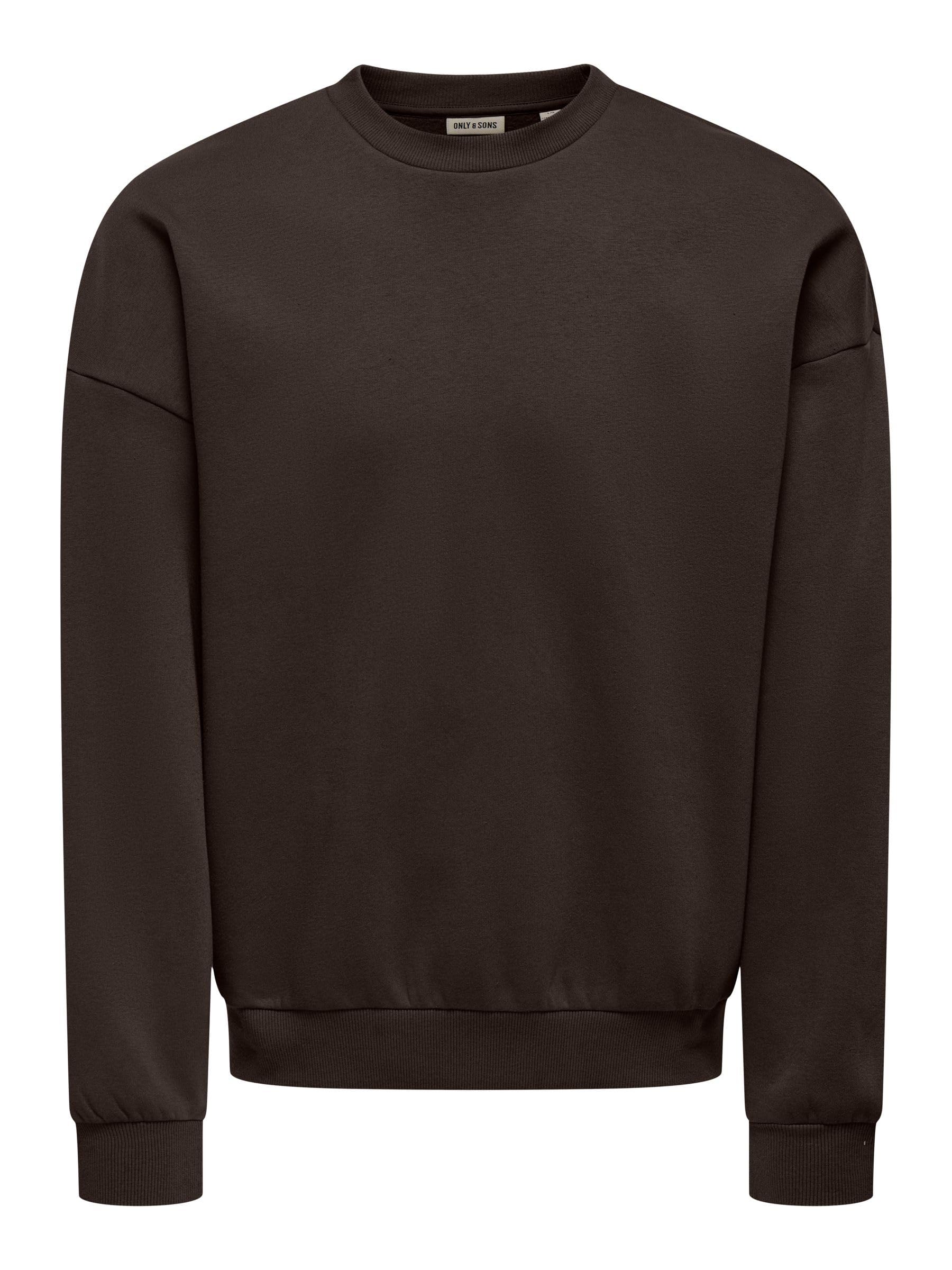 Only & Sons Onceres felpa girocollo uomo tinta unita