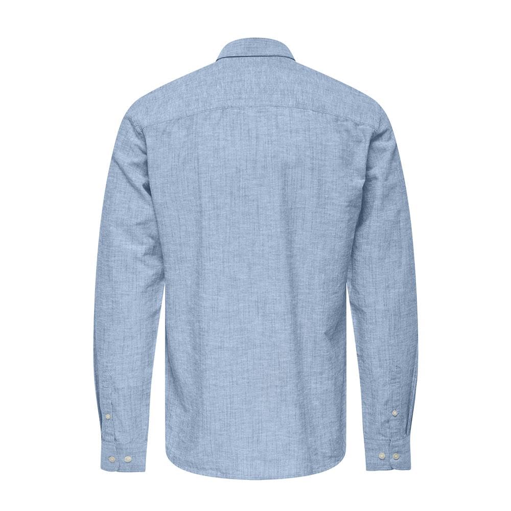 Only & Sons Cantley Camicia Uomo Blu M Cotone