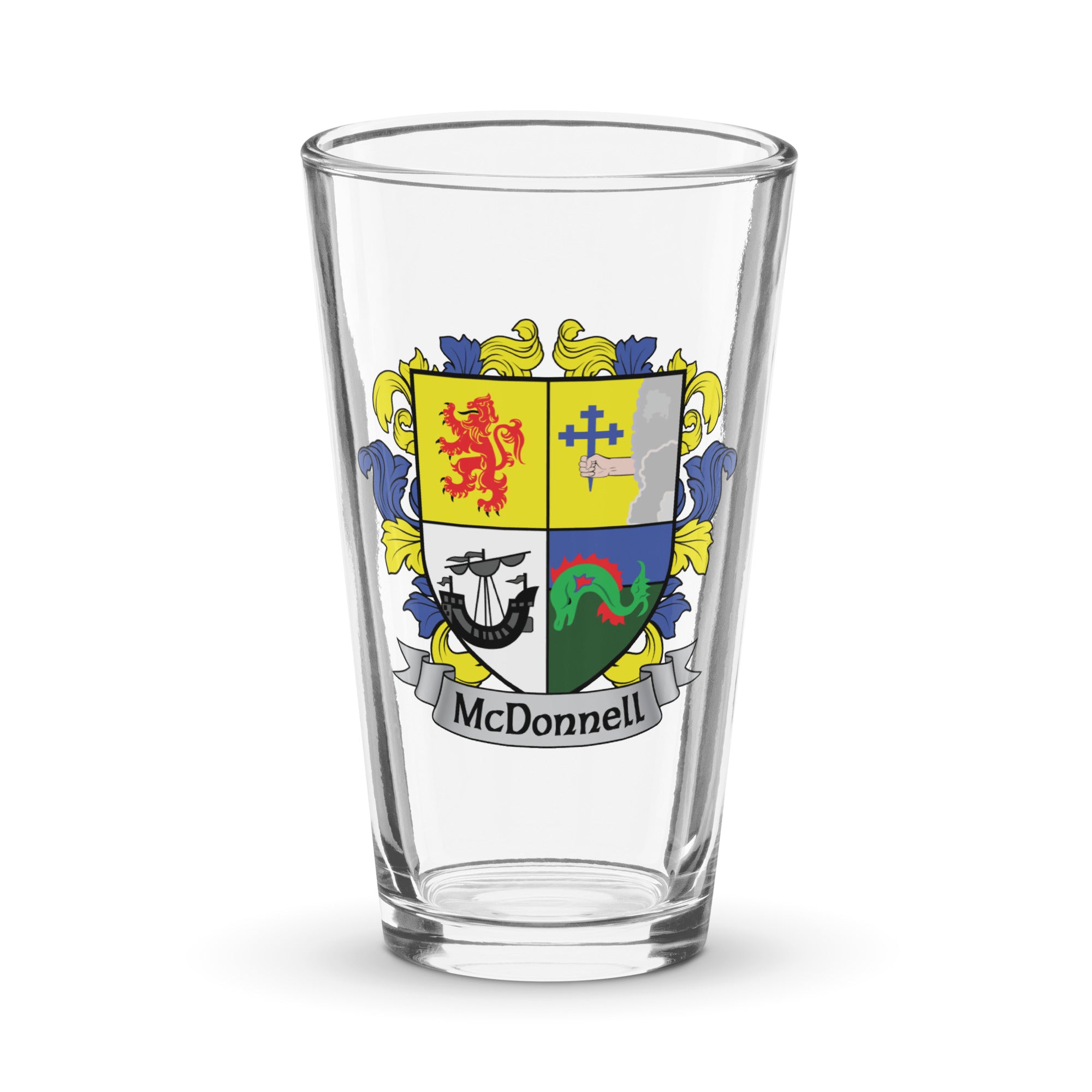 7.62 Design McDonnell Bicchiere Pinta Vetro 16 oz Irlandese