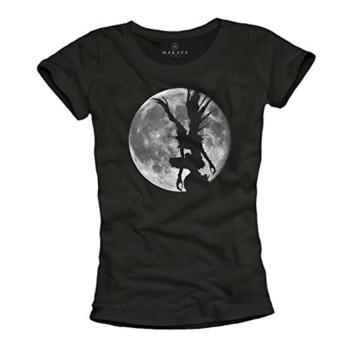 MAKAYA Ryuk T-Shirt Donna L Anime Cotone Nerd