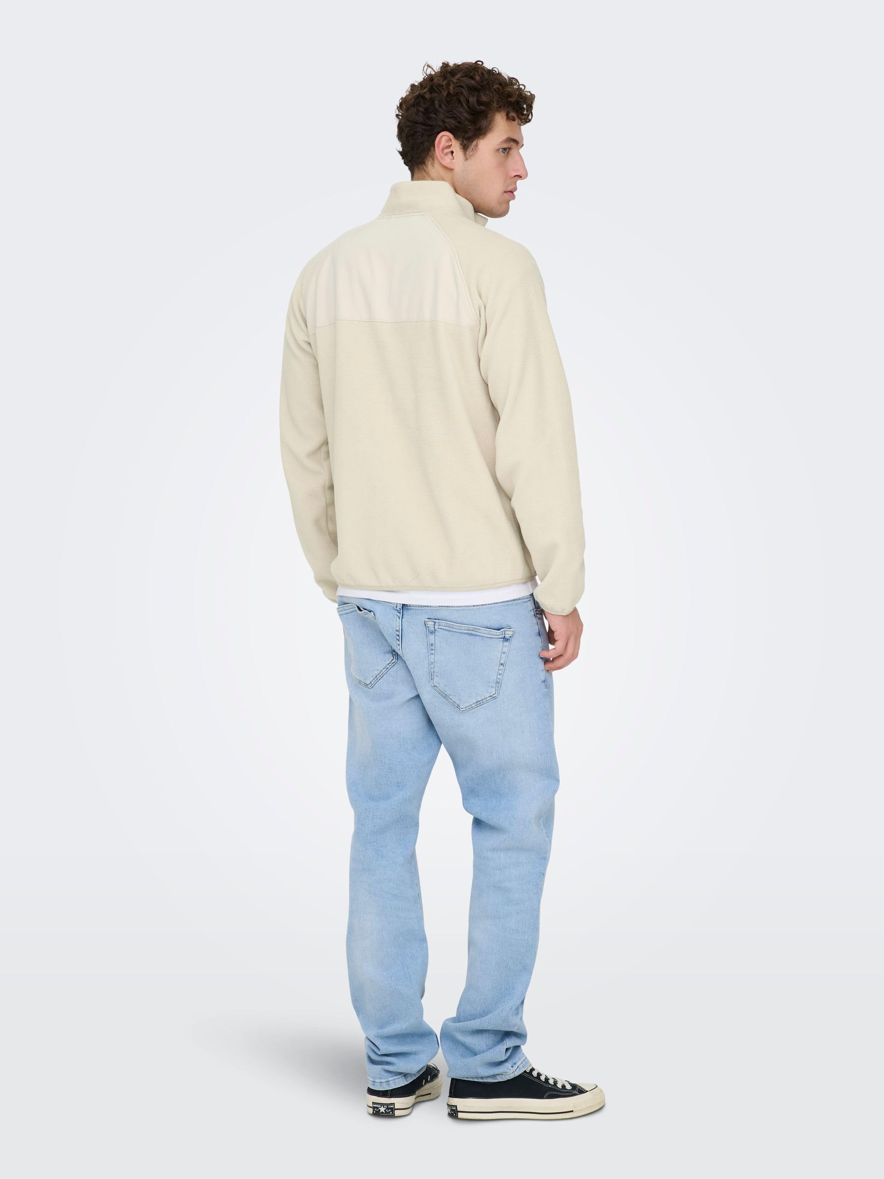Only & Sons Onschuck Fleece giacca pile nero uomo