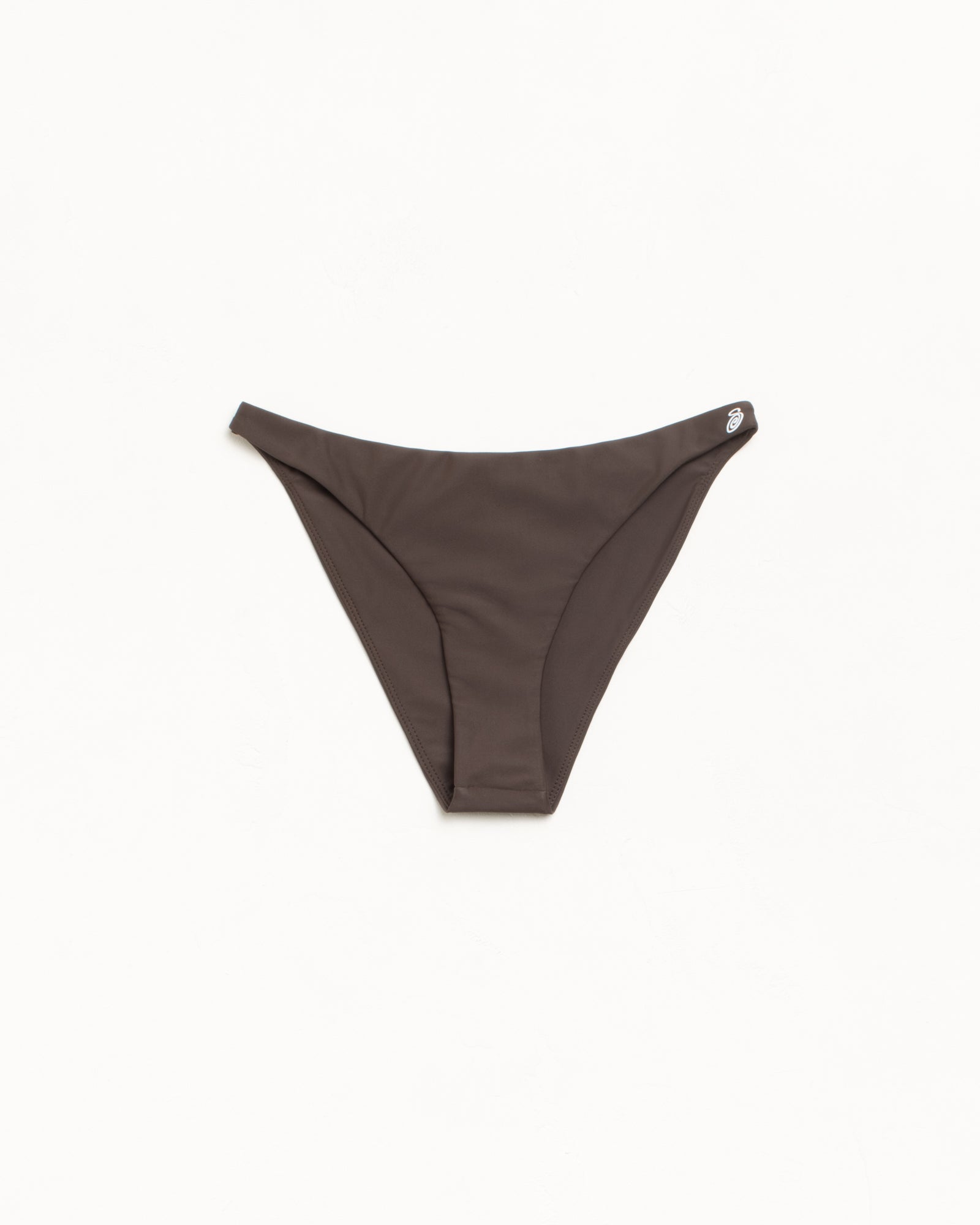 Stussy Bikini Bottom slip marrone poliestere elastan