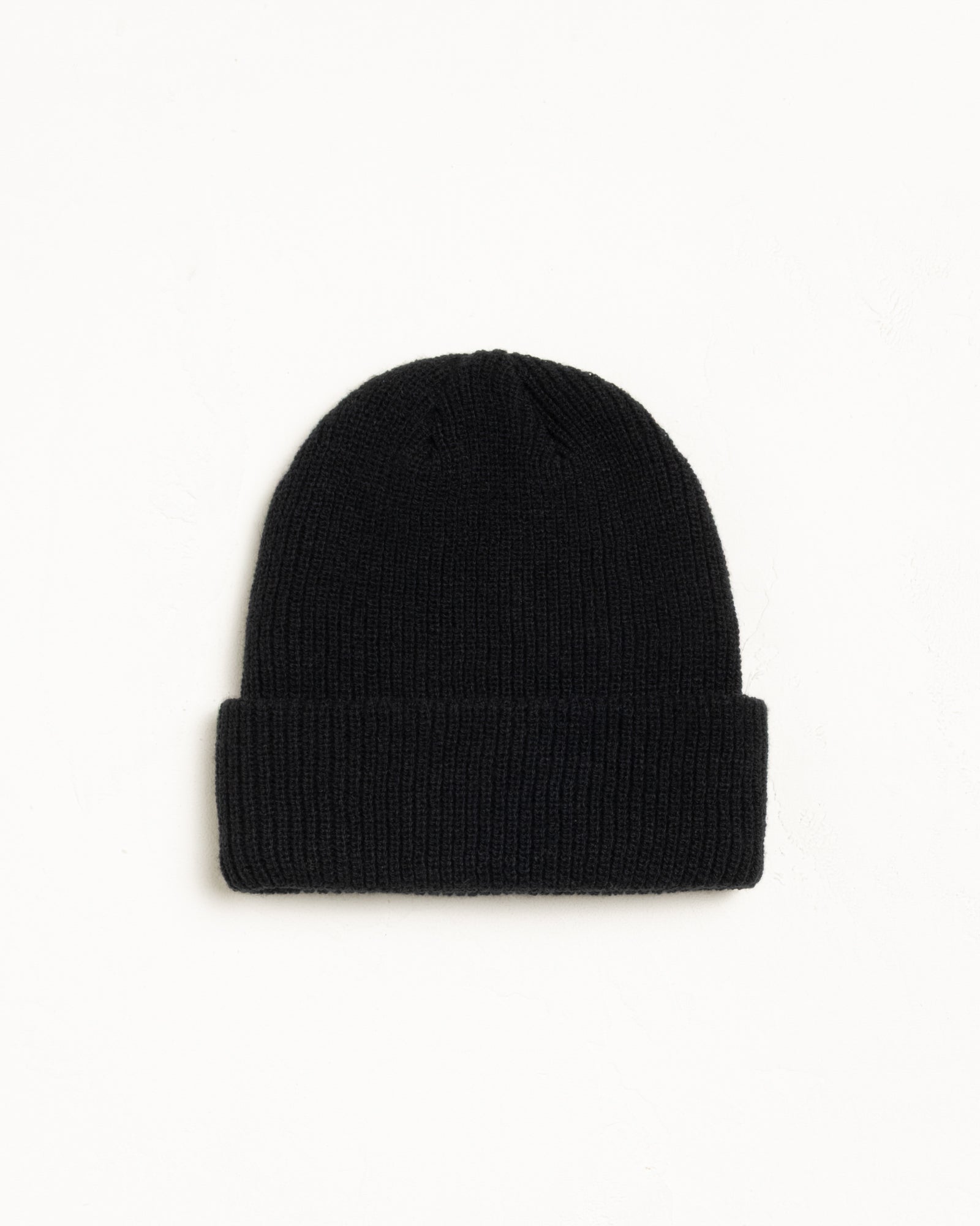 Stussy Basic Cuff Beanie berretto nero acrilico