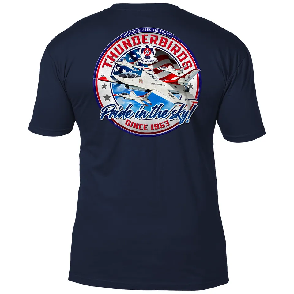7.62 Design Thunderbirds maglietta uomo blu navy cotone