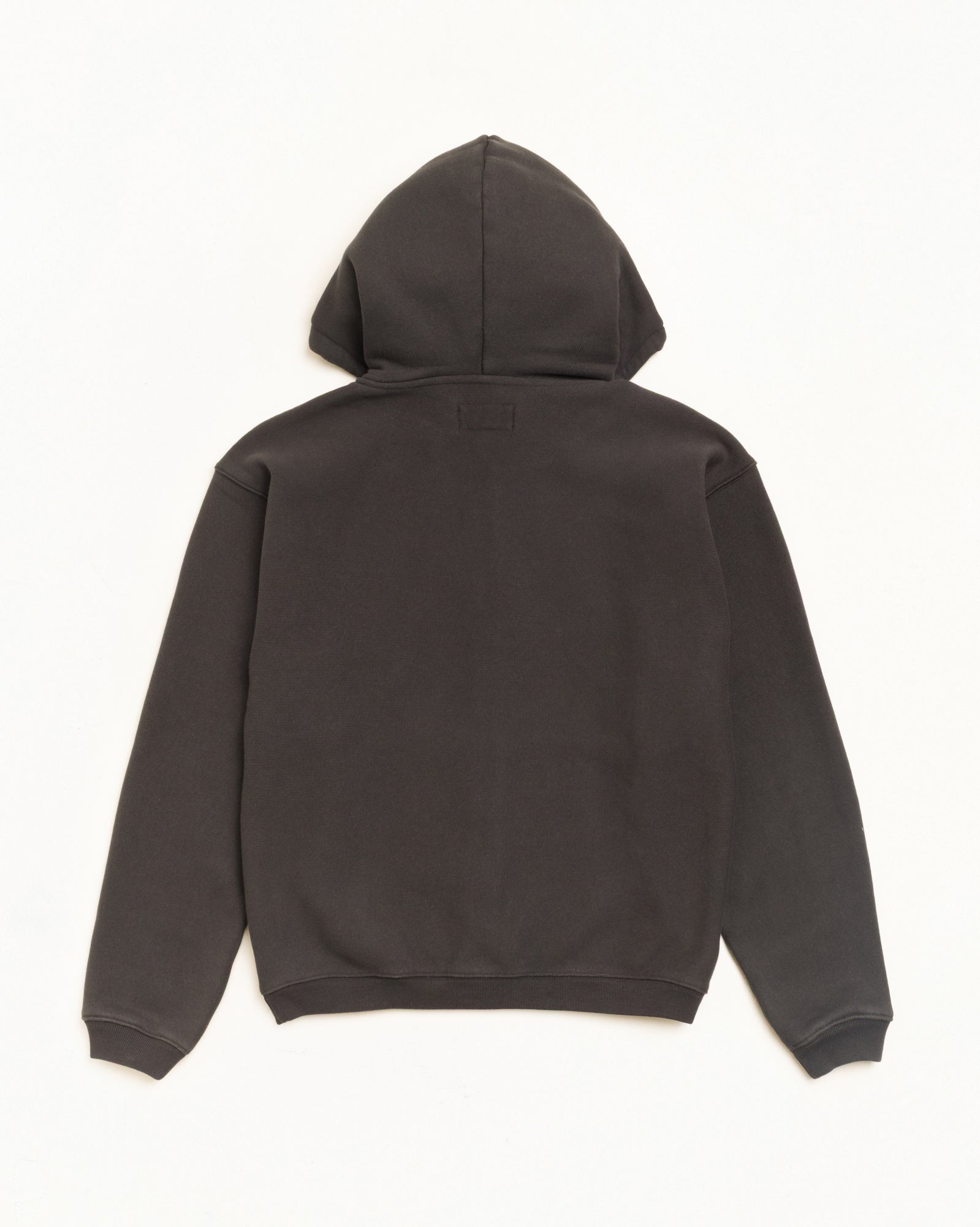 Stussy Varsity Zip Hoodie felpa nera 535 gsm