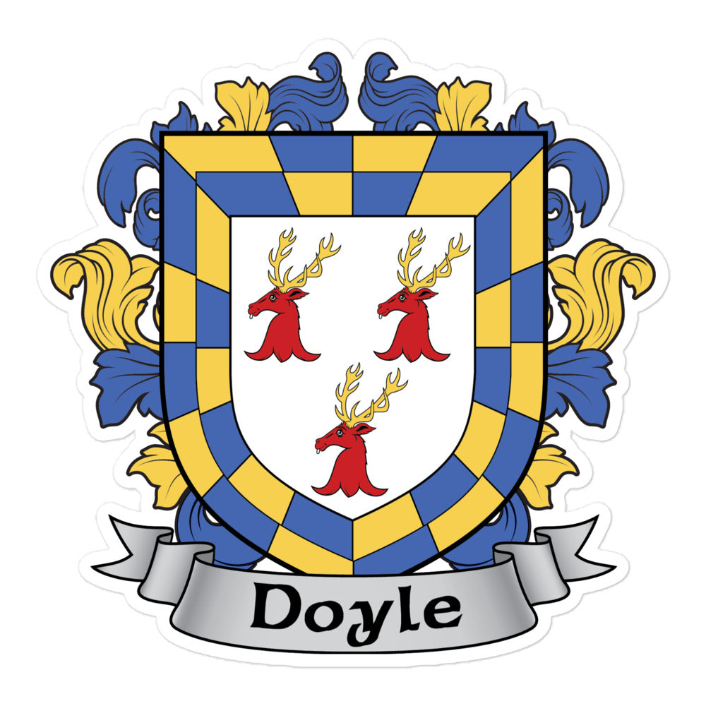 7.62 Design Doyle Irish Coat of Arms sticker vinile 5.5"