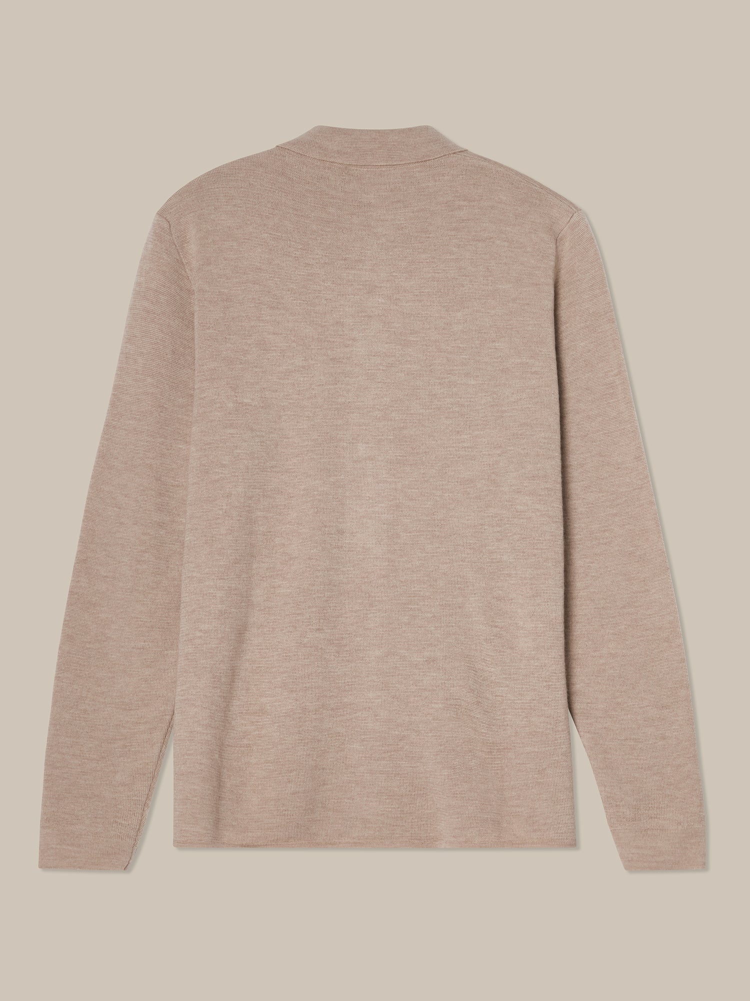 Robert Talbott Landon Giacca Maglia Merino Sabbia